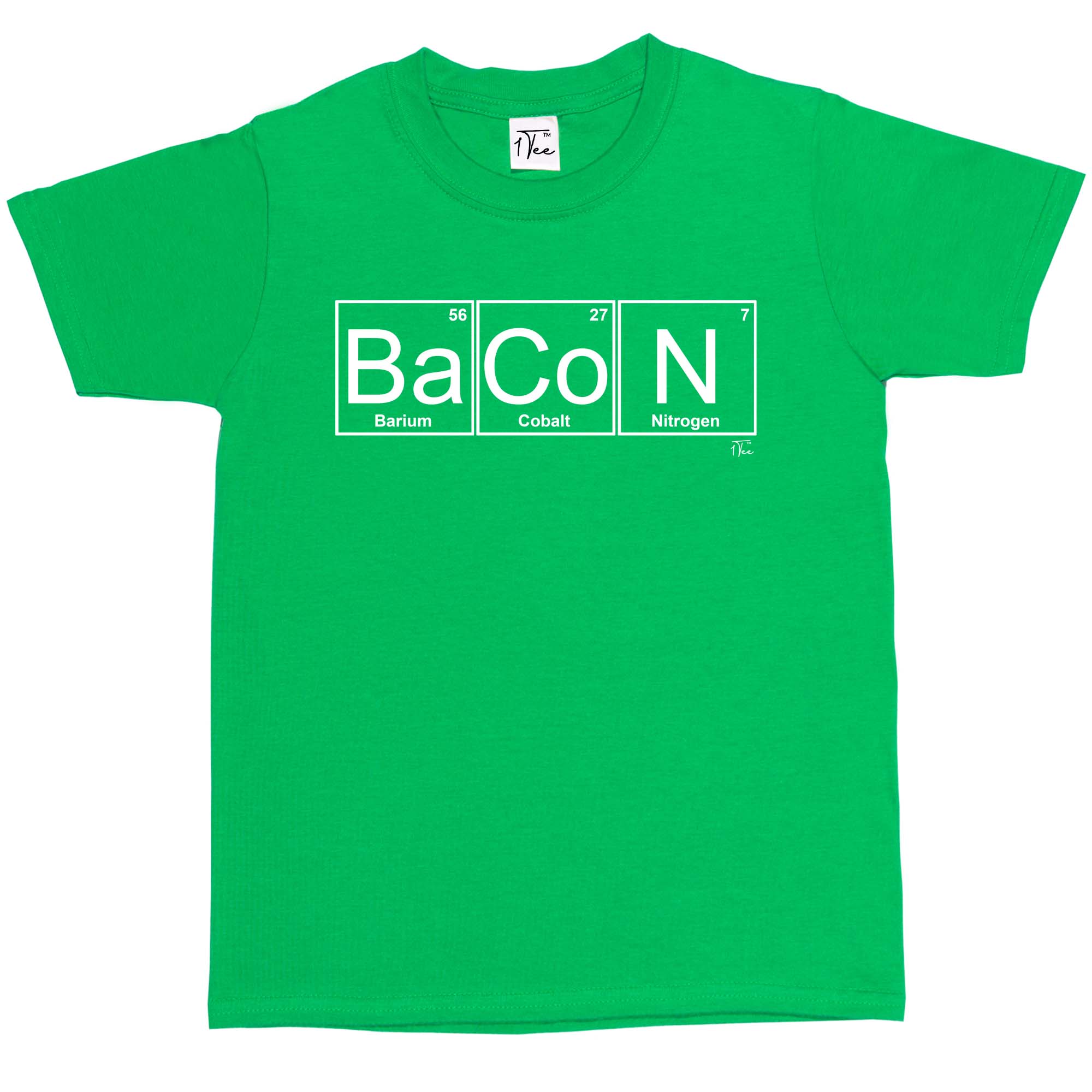 1 T-Shirt Kinder Mädchen Speck Chemie Element Periodensystem Wissenschaft - Bild 6 von 25