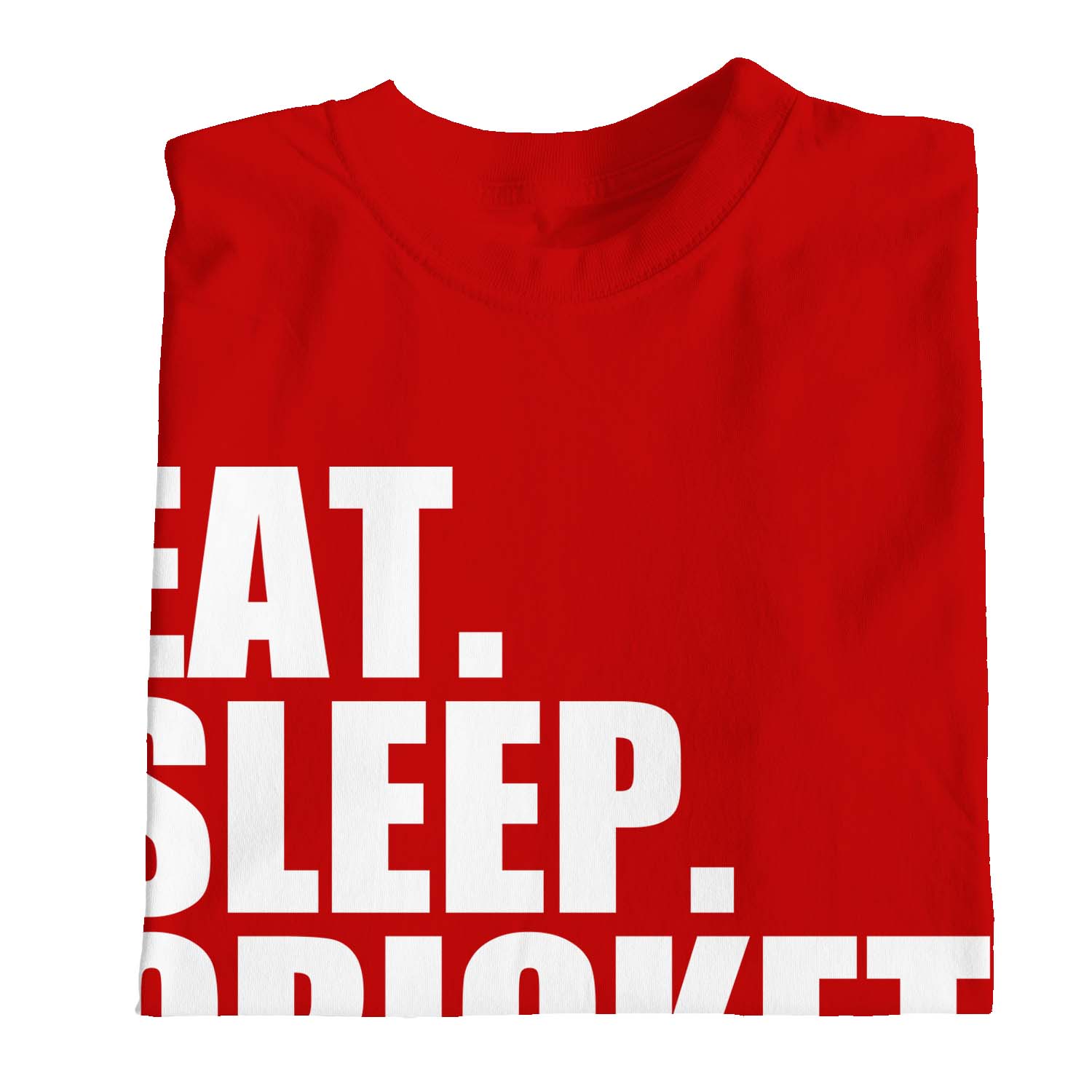 1Tee Kids Girls Eat Sleep Cricket Repeat T-Shirt