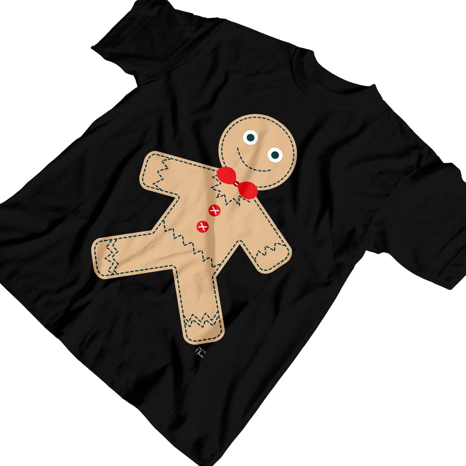 1 Tee Kinder Jungen Weihnachten Lebkuchenmann T-Shirt - Bild 7 von 30