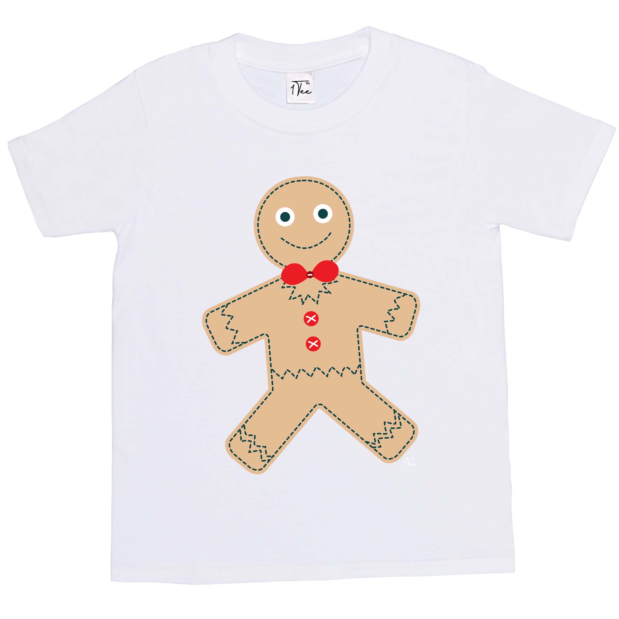 1 Tee Kinder Jungen Weihnachten Lebkuchenmann T-Shirt - Bild 26 von 30