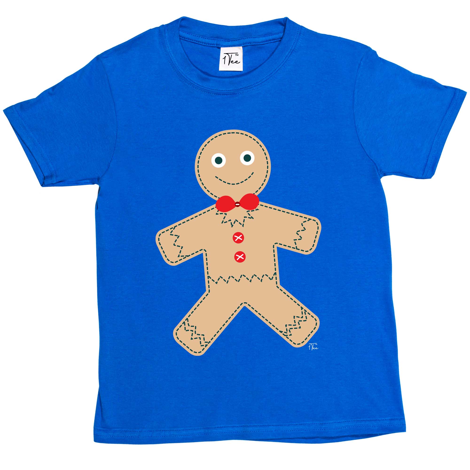 1 Tee Kinder Jungen Weihnachten Lebkuchenmann T-Shirt - Bild 21 von 30