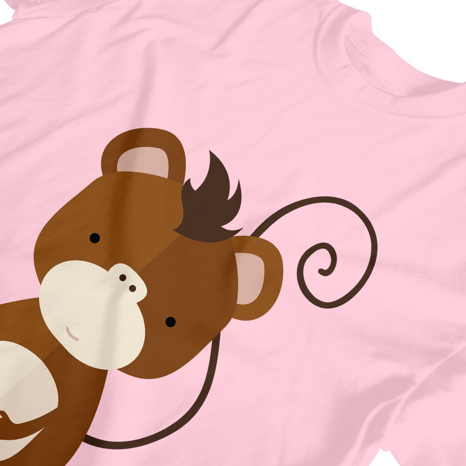 1 T-Shirt Kinder Mädchen Cartoon geometrisch Affe - Bild 8 von 30