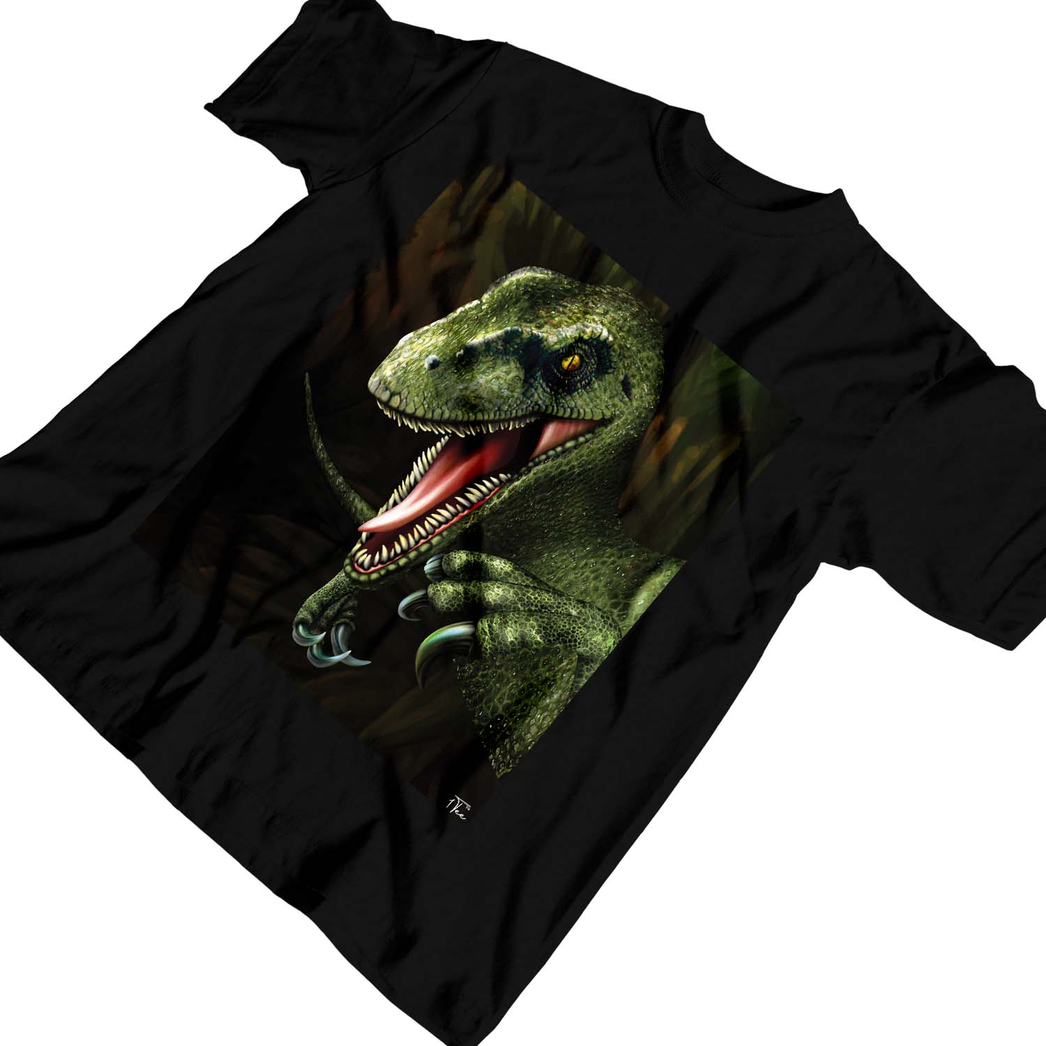 Scary Jurassic Tyrannosaurus Rex T-Rex Dinosaur Kids Boys Girls T-Shirt