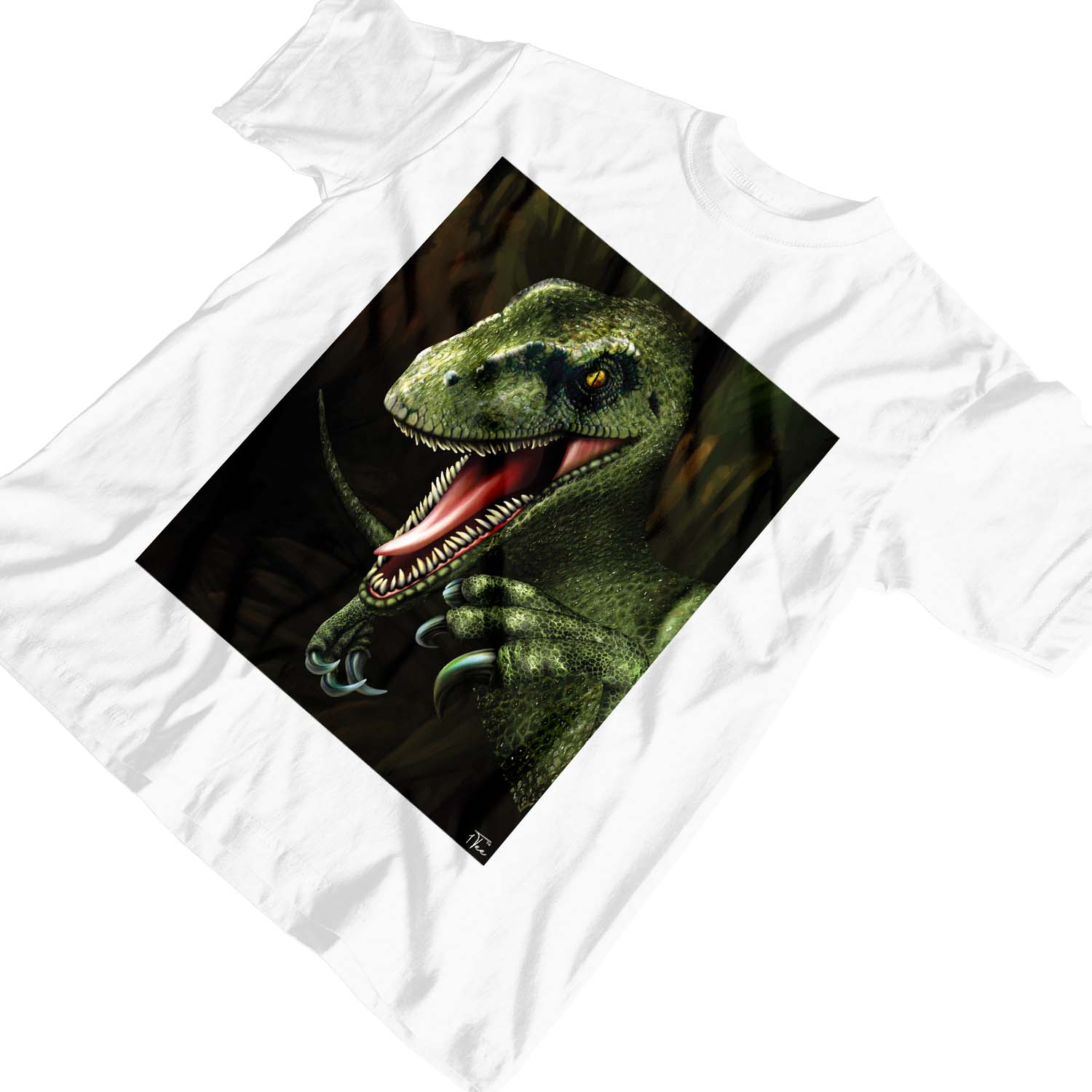 Kids Velociraptor Dinosaur World FOSSIL T-shirt Garçons Jurassique Raptor Tee Top 