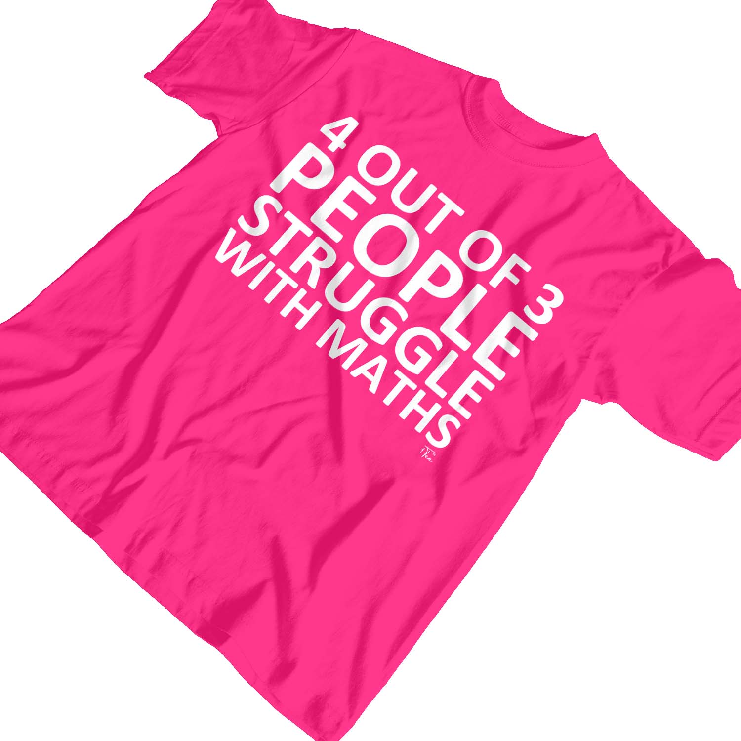 1 camiseta para niños niñas 4 de 3 personas luchan con matemáticas - Imagen 12 de 30