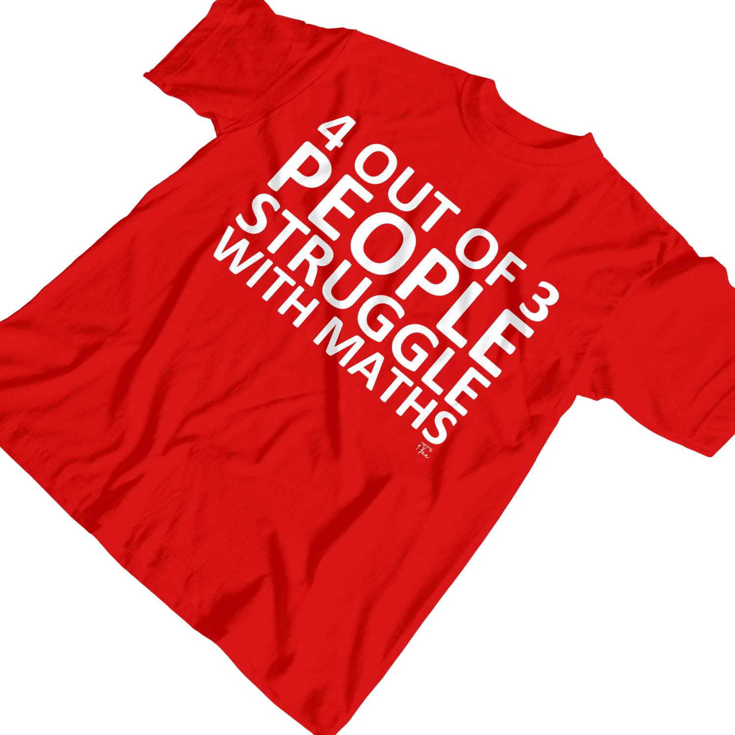 1 camiseta para niños niñas 4 de 3 personas luchan con matemáticas - Imagen 27 de 30