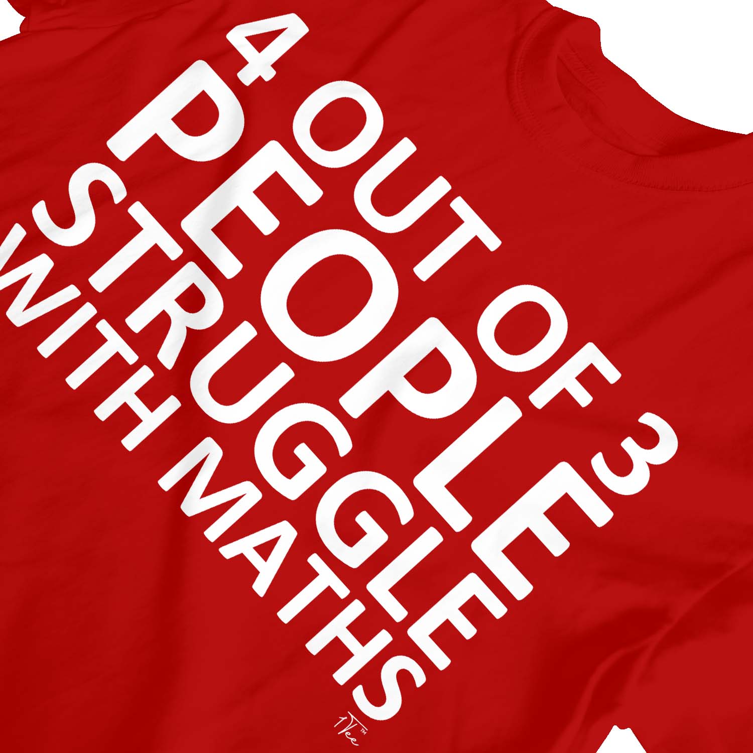 1 camiseta para niños niñas 4 de 3 personas luchan con matemáticas - Imagen 28 de 30