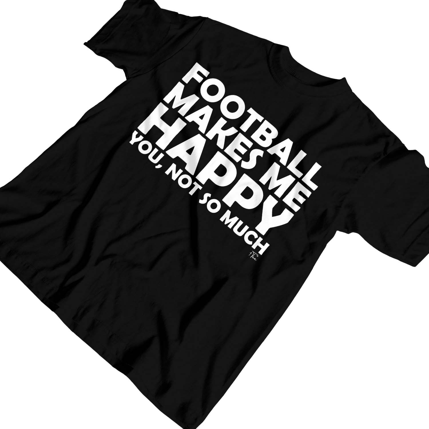 1 Tee Kinder Mädchen Fußball macht mich glücklich, dass du nicht so viel Witz T-Shirt - Bild 7 von 30