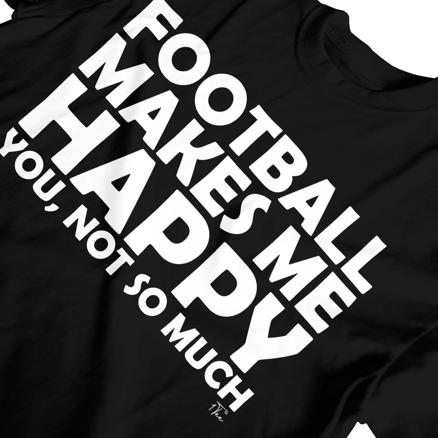 1 Tee Kinder Mädchen Fußball macht mich glücklich, dass du nicht so viel Witz T-Shirt - Bild 8 von 30