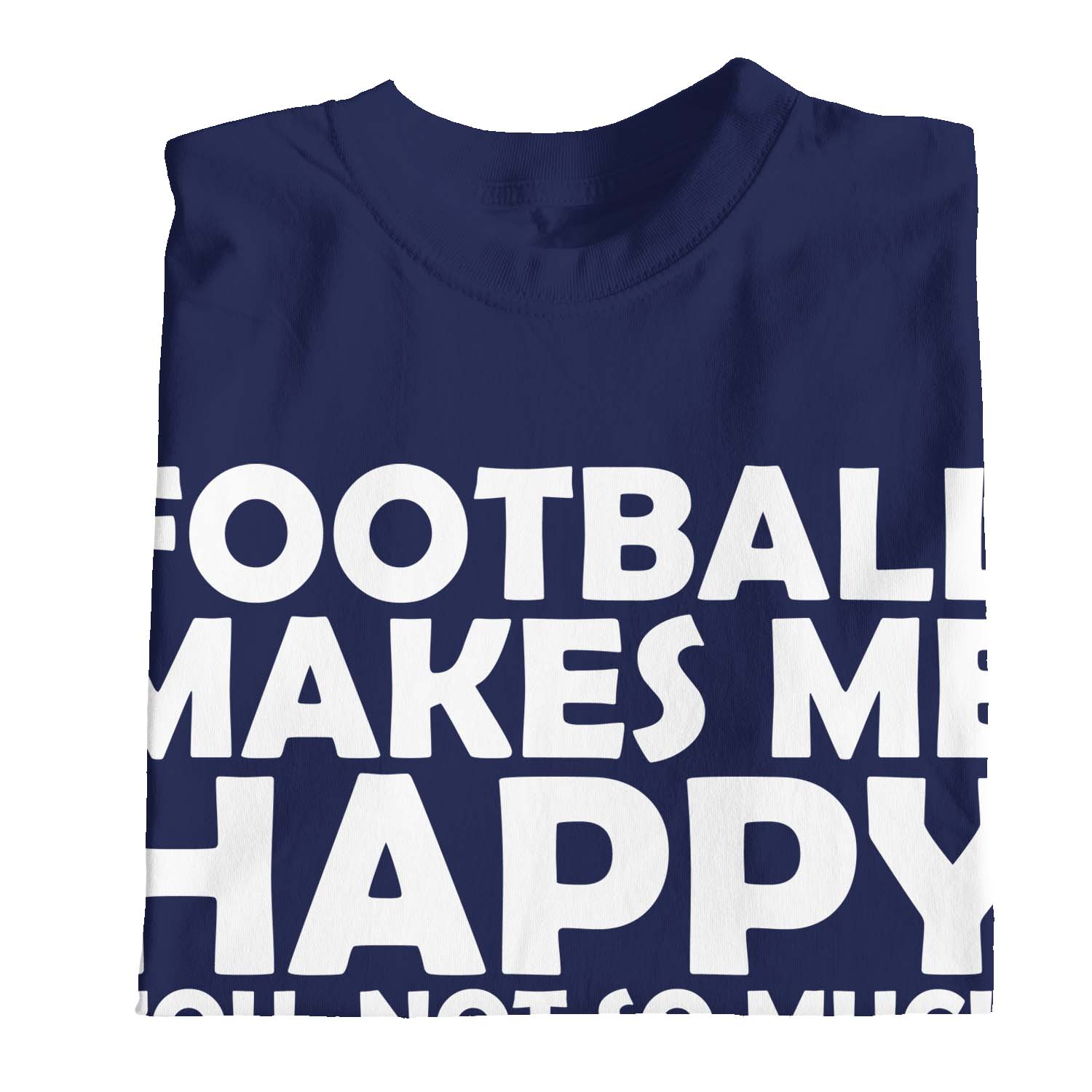 1 Tee Kinder Jungen Fußball macht mich glücklich, dass du nicht so viel Witz T-Shirt - Bild 19 von 30