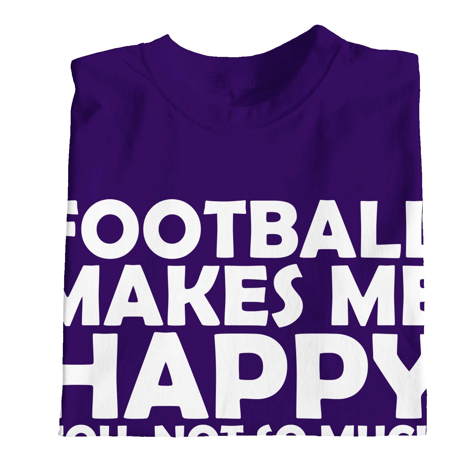 1 Tee Kinder Mädchen Fußball macht mich glücklich, dass du nicht so viel Witz T-Shirt - Bild 24 von 30