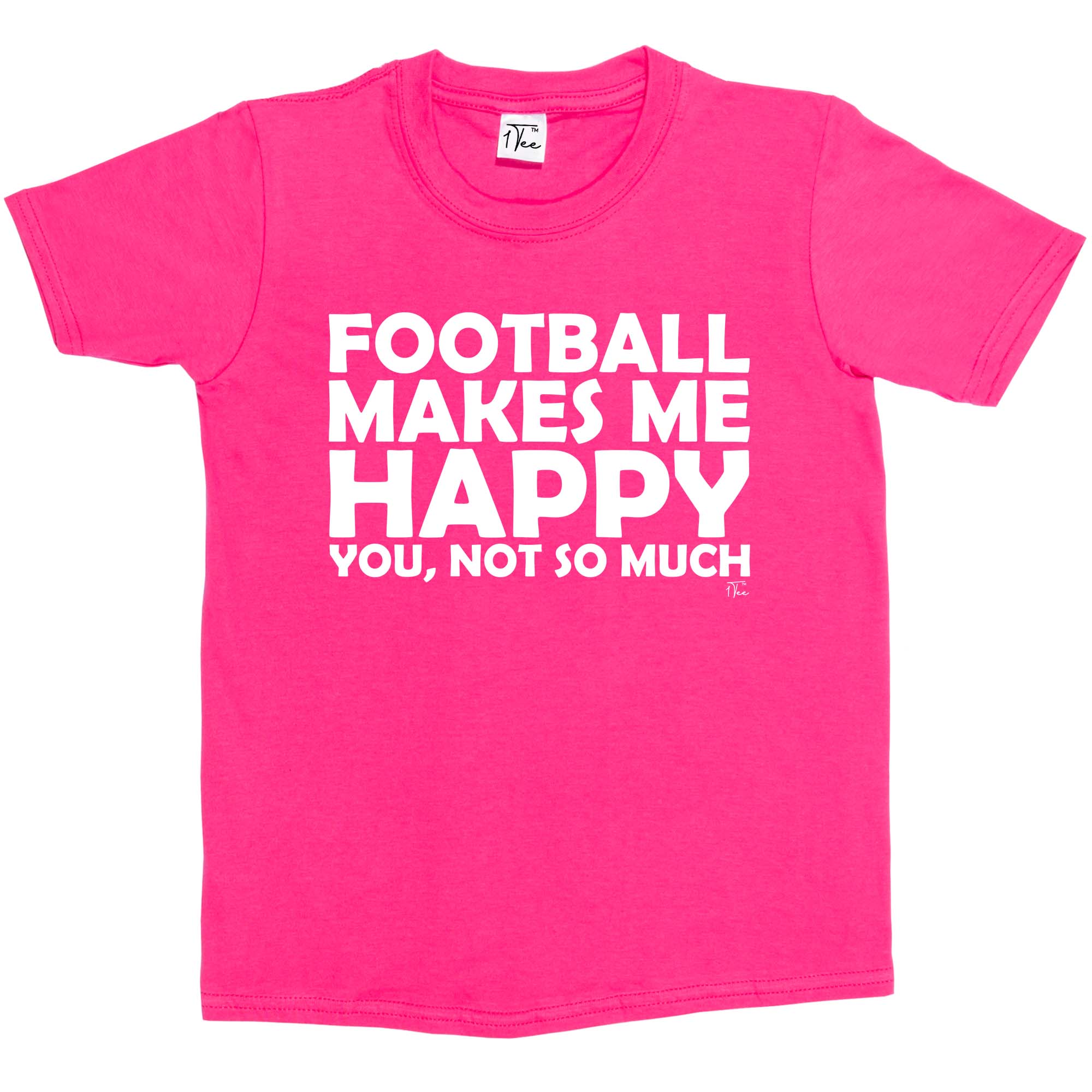 1 Tee Kinder Mädchen Fußball macht mich glücklich, dass du nicht so viel Witz T-Shirt - Bild 16 von 30