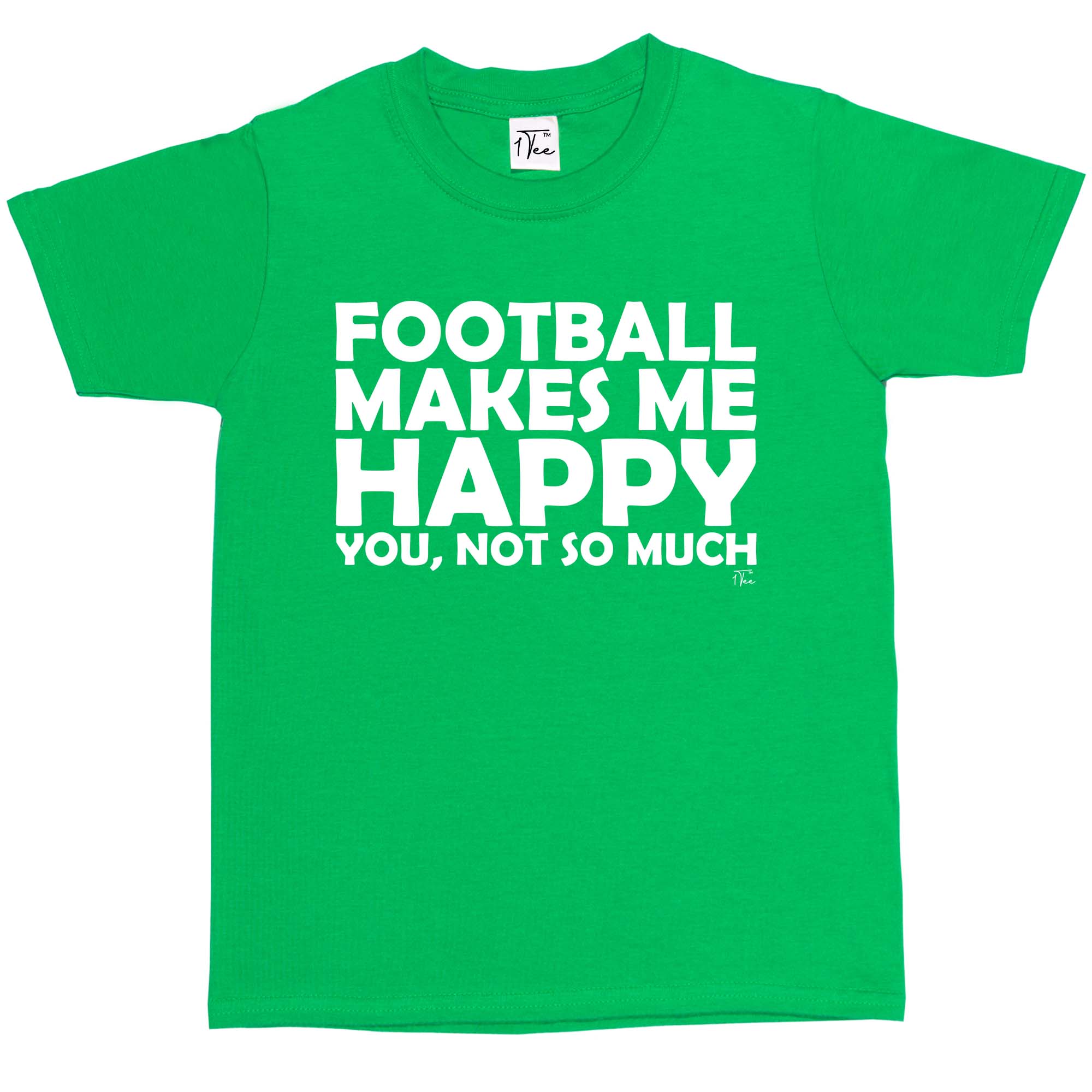 1 Tee Kinder Mädchen Fußball macht mich glücklich, dass du nicht so viel Witz T-Shirt - Bild 11 von 30