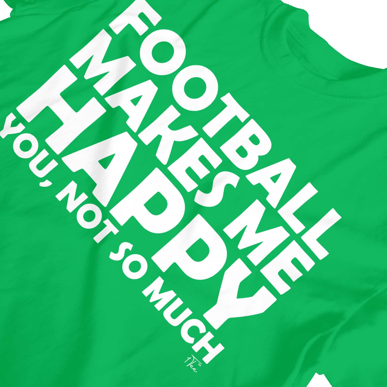 1 Tee Kinder Mädchen Fußball macht mich glücklich, dass du nicht so viel Witz T-Shirt - Bild 13 von 30