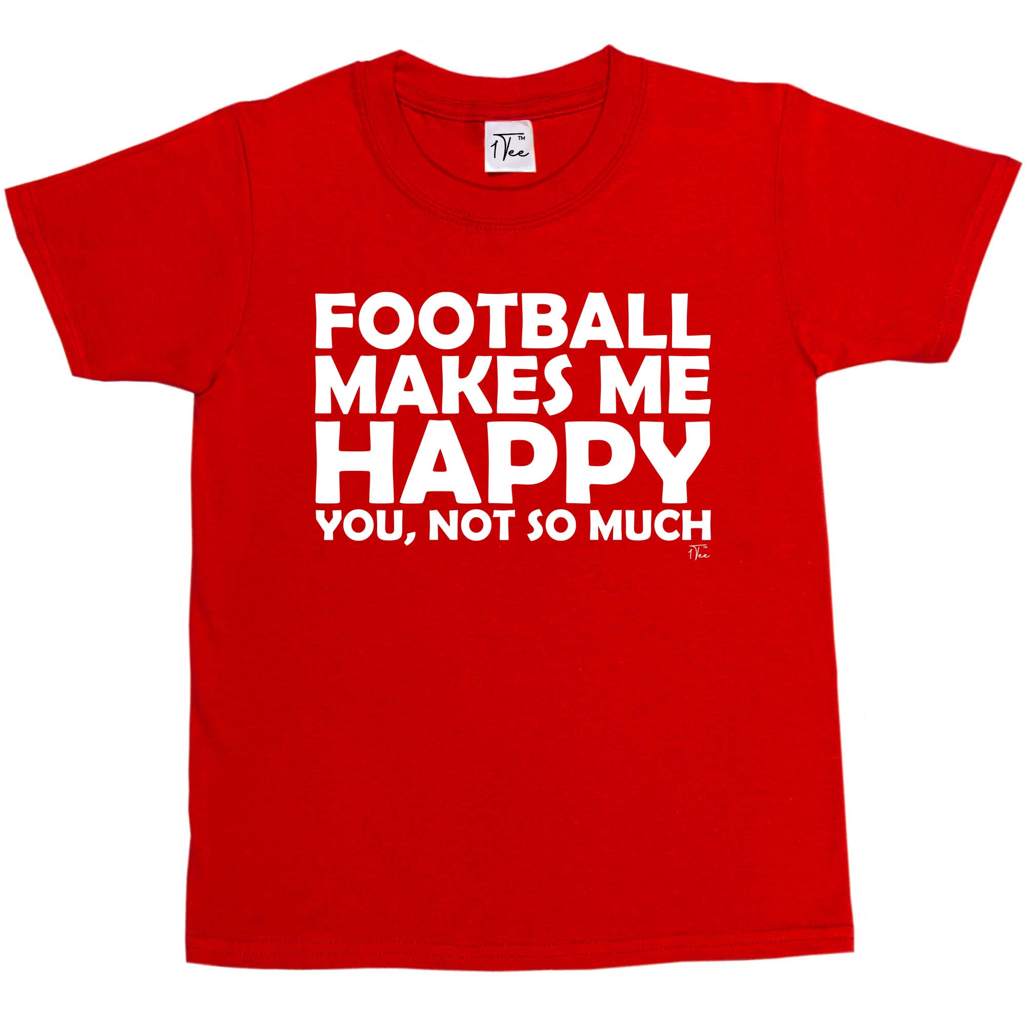 1 Tee Kinder Mädchen Fußball macht mich glücklich, dass du nicht so viel Witz T-Shirt - Bild 26 von 30