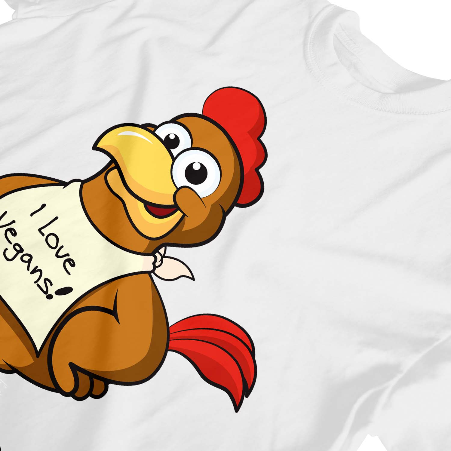 1Tee Kinder Jungen I Love Vegans, Huhn T-Shirt - Bild 28 von 30