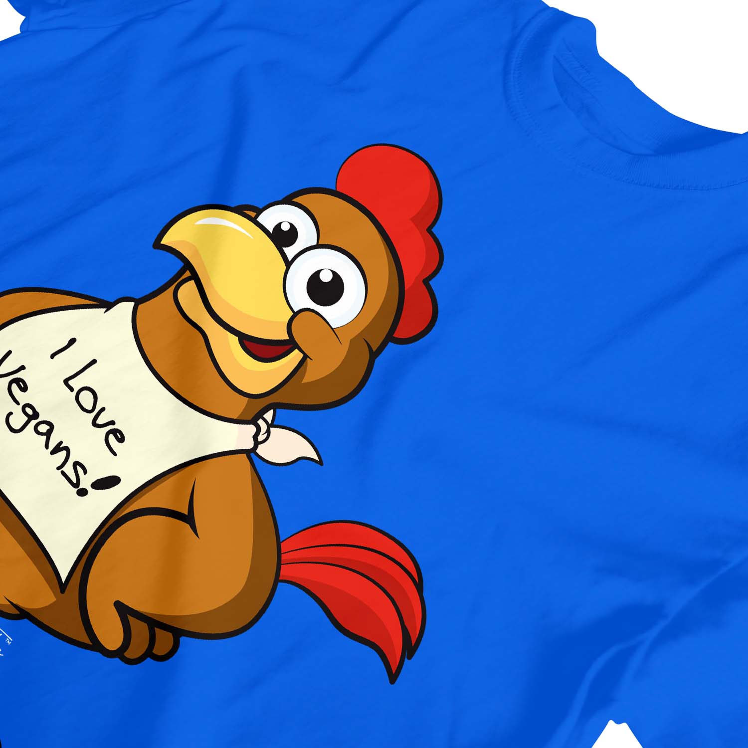 1Tee Kinder Jungen I Love Vegans, Huhn T-Shirt - Bild 23 von 30