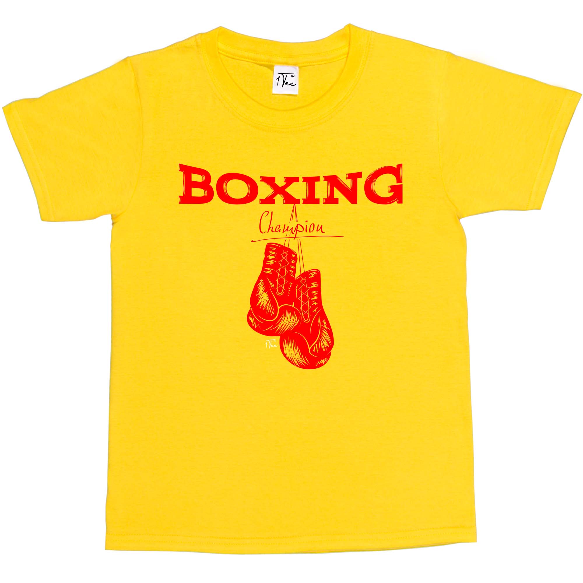 1 T-Shirt Kinder Jungen Boxchampion mit Vintage Boxhandschuhen - Bild 21 von 25