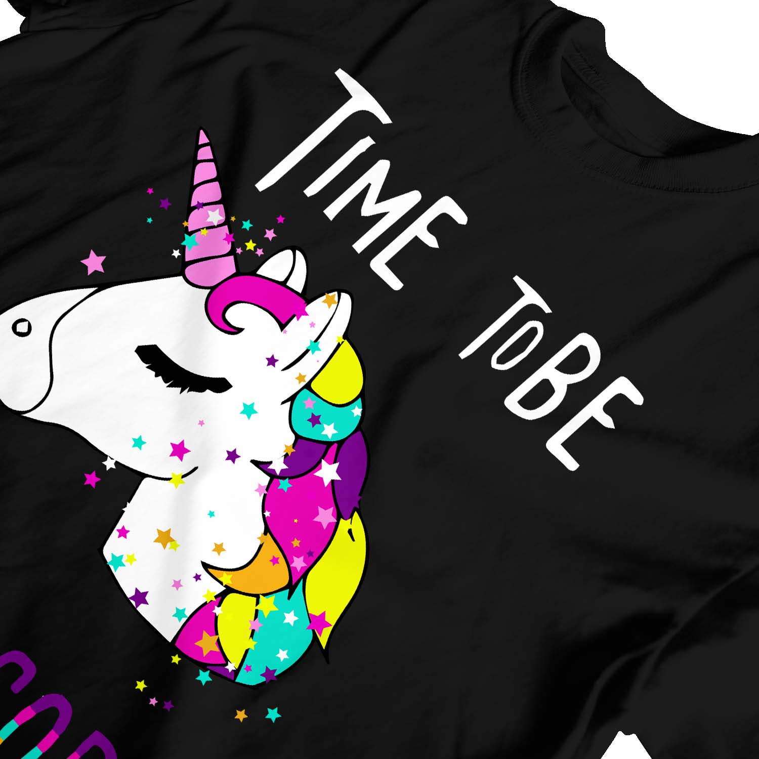 1 T-Shirt Kinder Mädchen Time To Be. A Unicorn Magical T-Shirt - Bild 8 von 15
