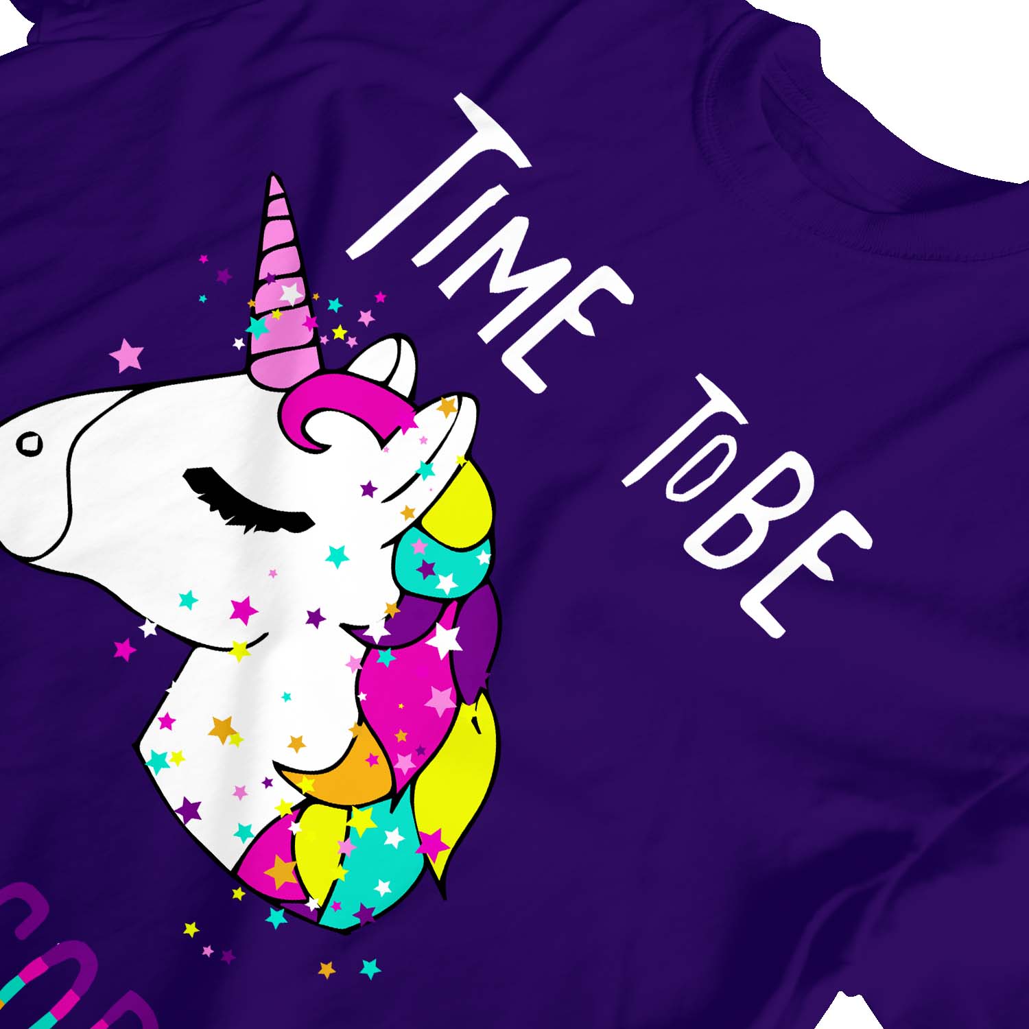 1 T-Shirt Kinder Mädchen Time To Be. A Unicorn Magical T-Shirt - Bild 13 von 15