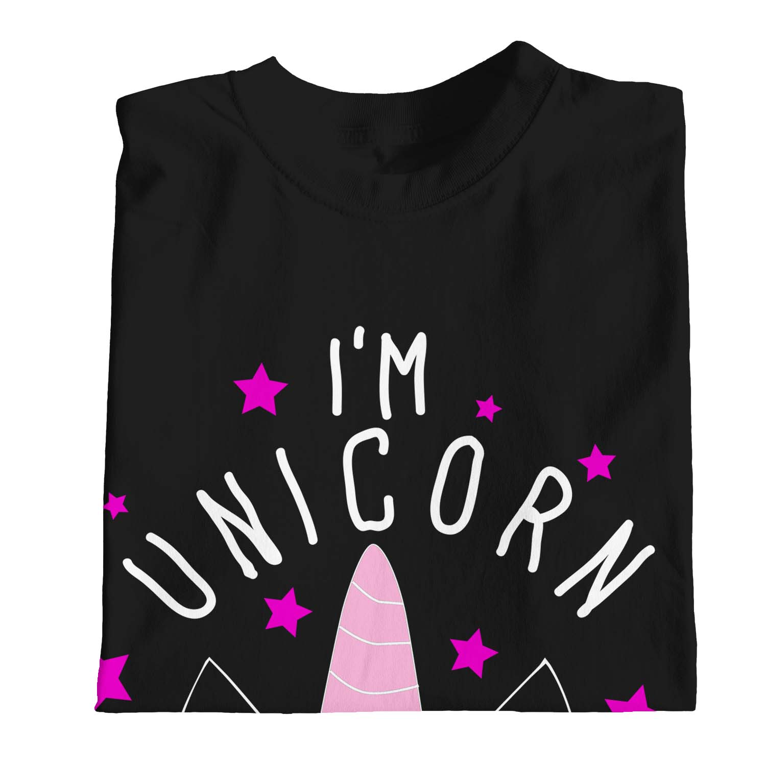 1Tee Kids Girls I'm Unicorn As You Wish Kitten T-Shirt - Imagen 9 de 15
