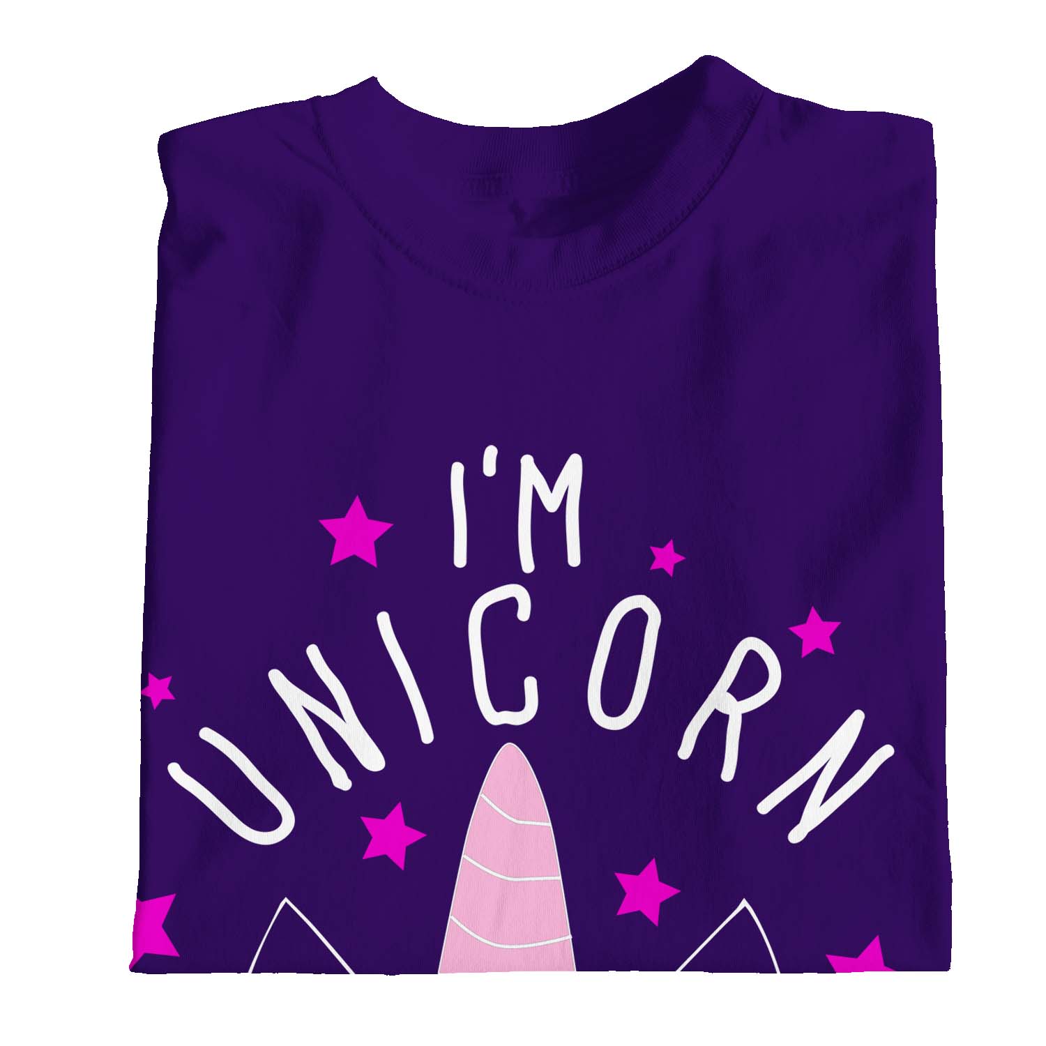 1Tee Kids Girls I'm Unicorn As You Wish Kitten T-Shirt - Imagen 14 de 15