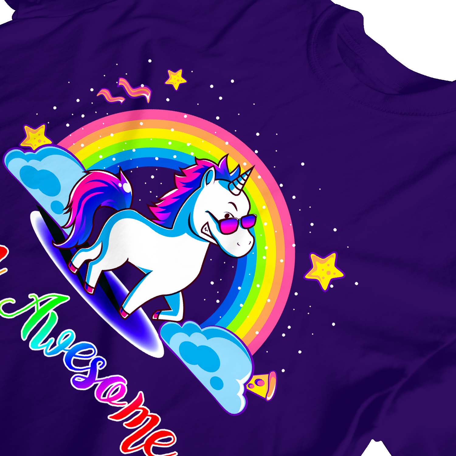 Linda camiseta 1Tee niños niñas I'm Awesome, unicornio - Imagen 13 de 15