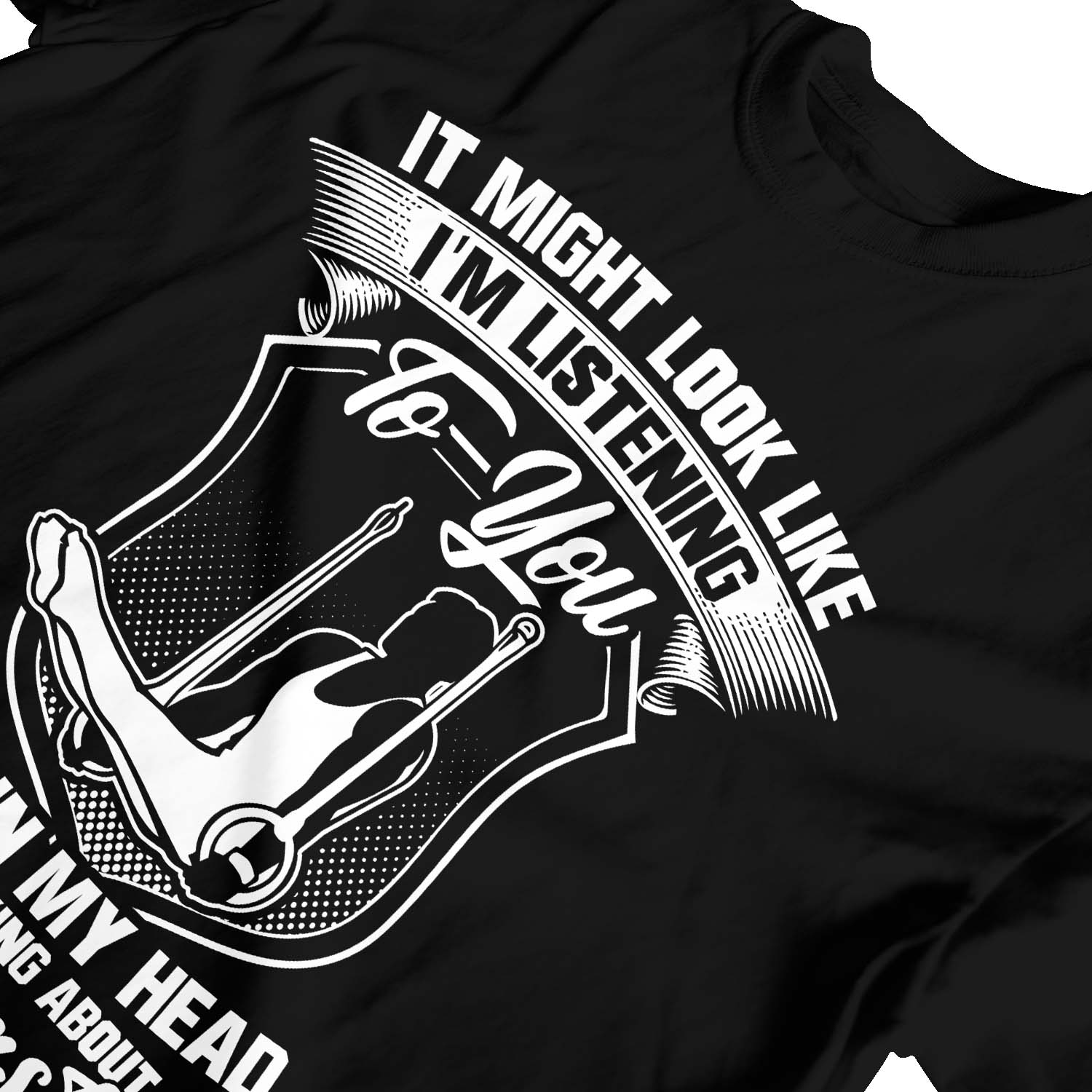 1Tee Maglietta Bambini Ragazzi Potrei sembrare di ascoltare, Ginnastica - Foto 8 di 30