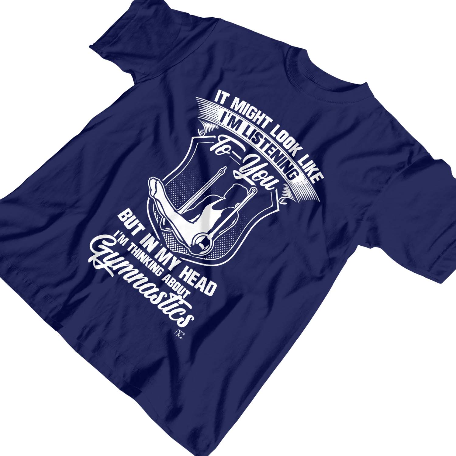 1Tee Maglietta Bambini Ragazzi Potrei sembrare di ascoltare, Ginnastica - Foto 17 di 30