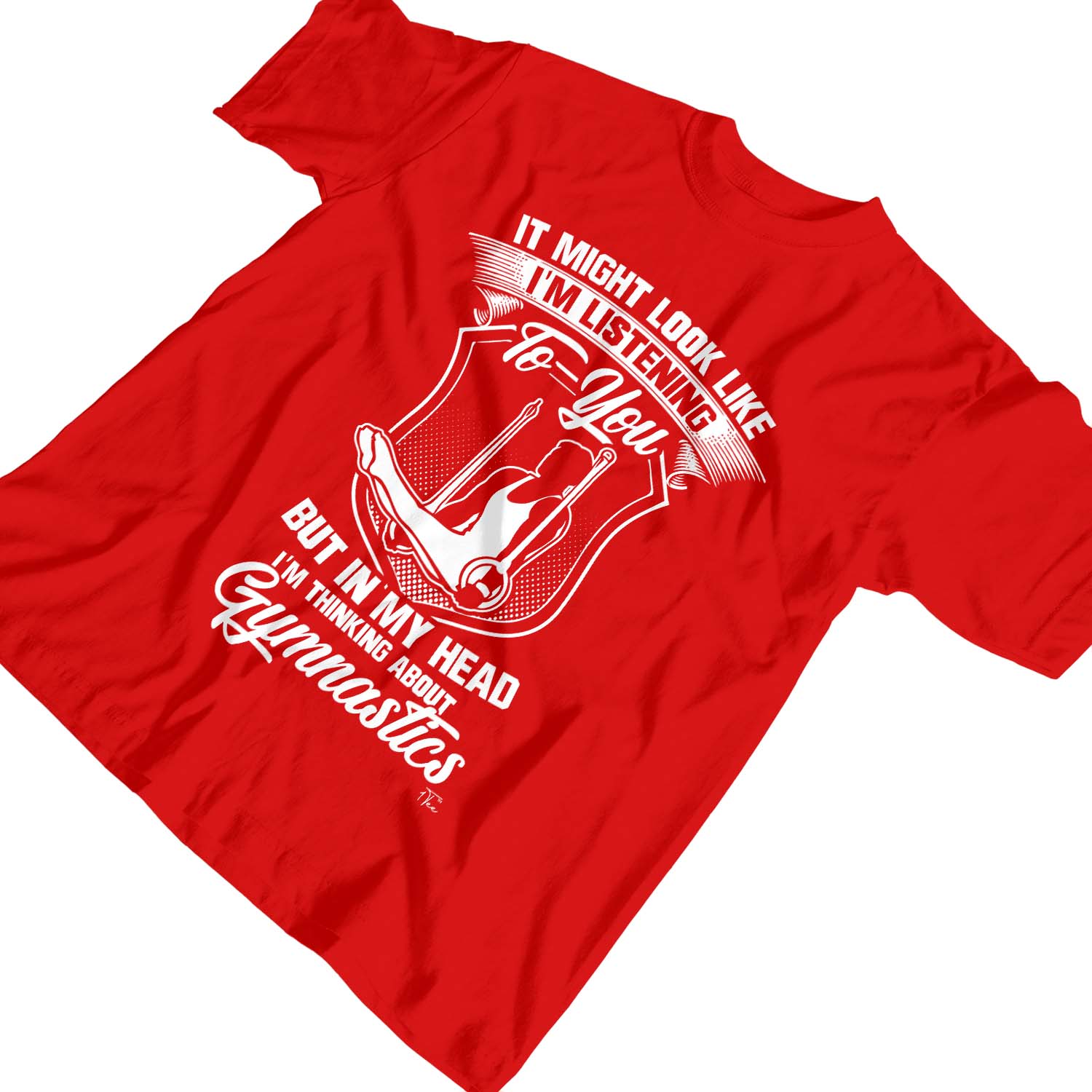 1Tee Maglietta Bambini Ragazzi Potrei sembrare di ascoltare, Ginnastica - Foto 22 di 30