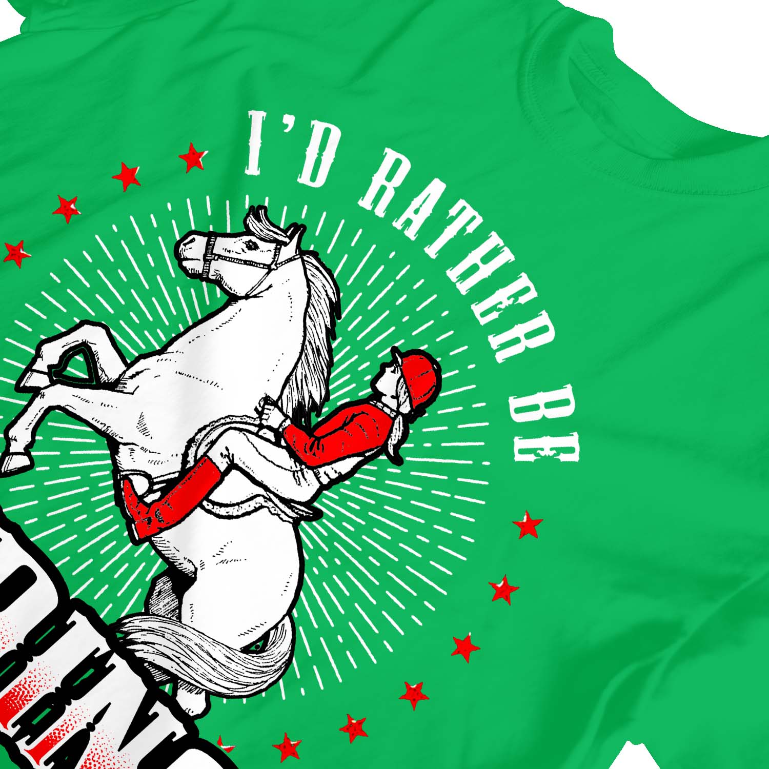 1Tee Bambine Equitazione-Cavallo Salto Silhouette T-shirt - Foto 2