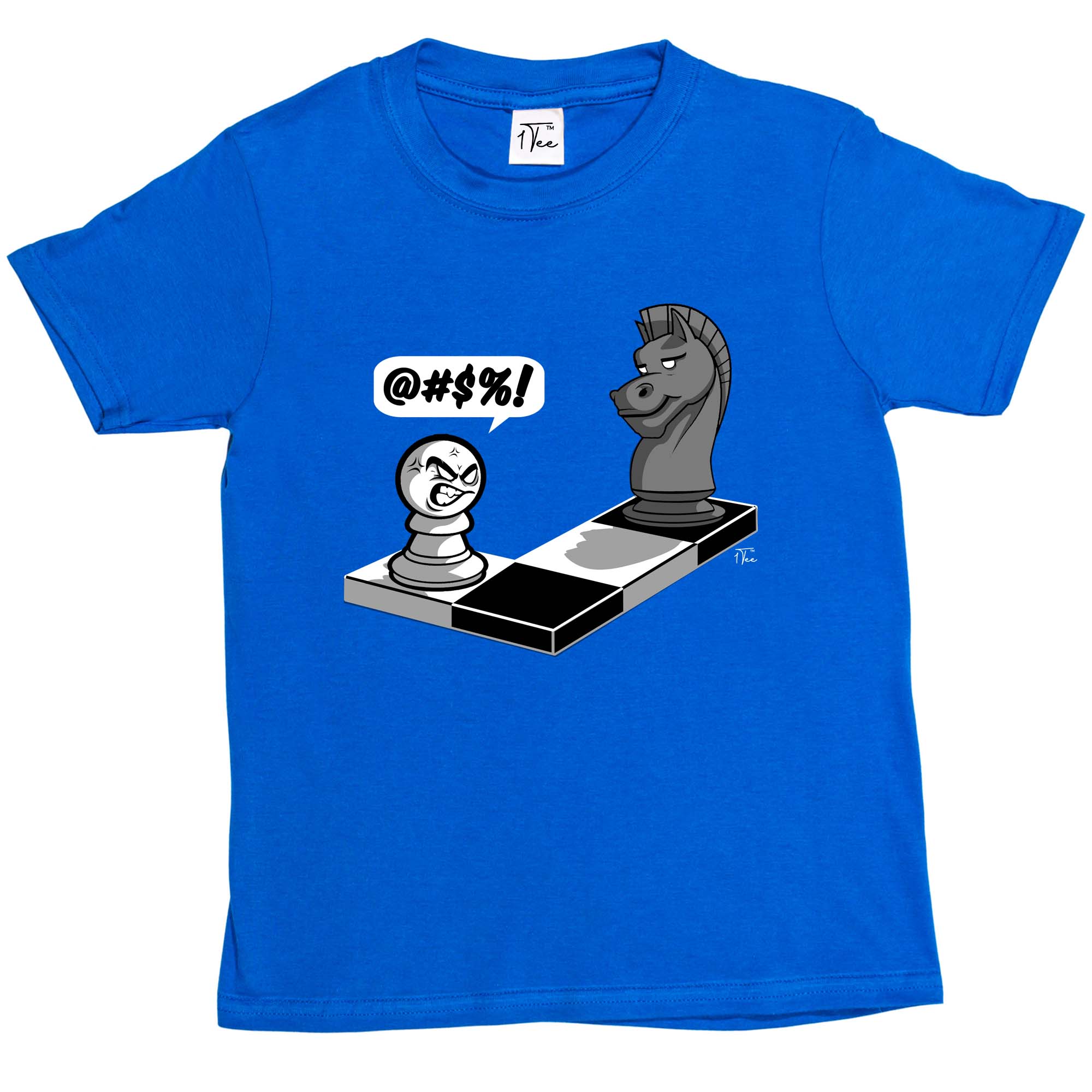 1 Tee Kinder Jungen Angry Pawn Schachfigur T-Shirt - Bild 26 von 30