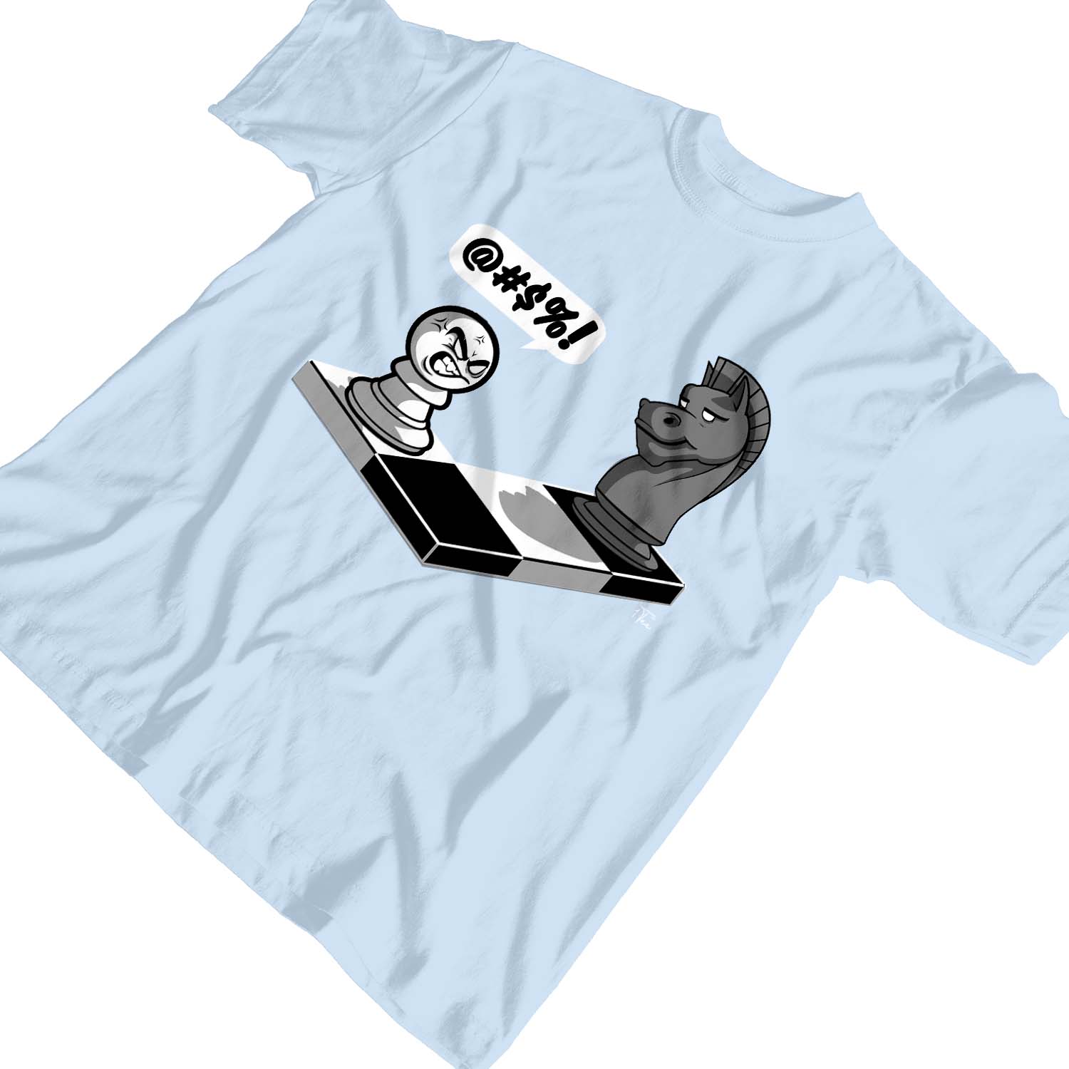 1 Tee Kinder Jungen Angry Pawn Schachfigur T-Shirt - Bild 17 von 30