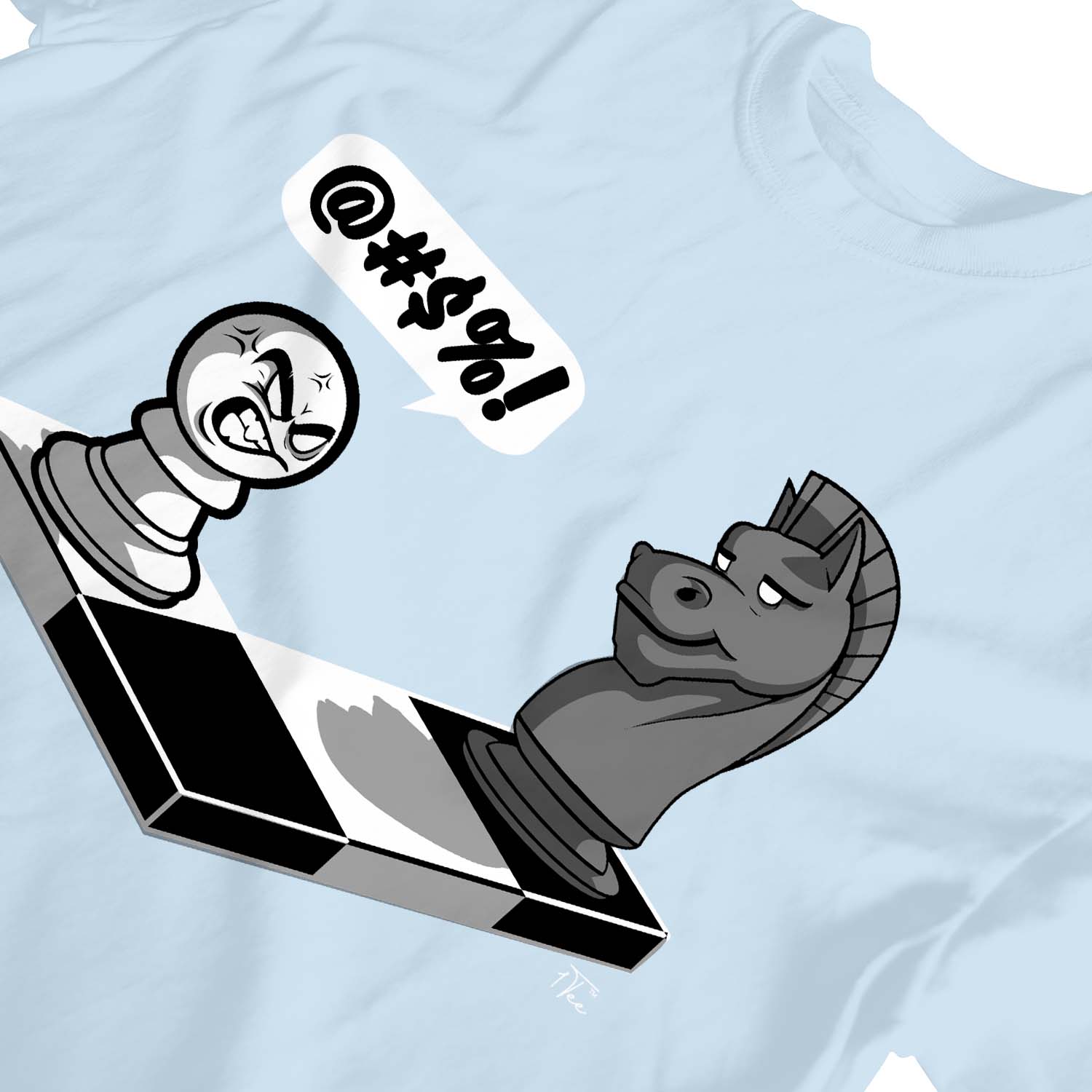 1 Tee Kinder Jungen Angry Pawn Schachfigur T-Shirt - Bild 18 von 30