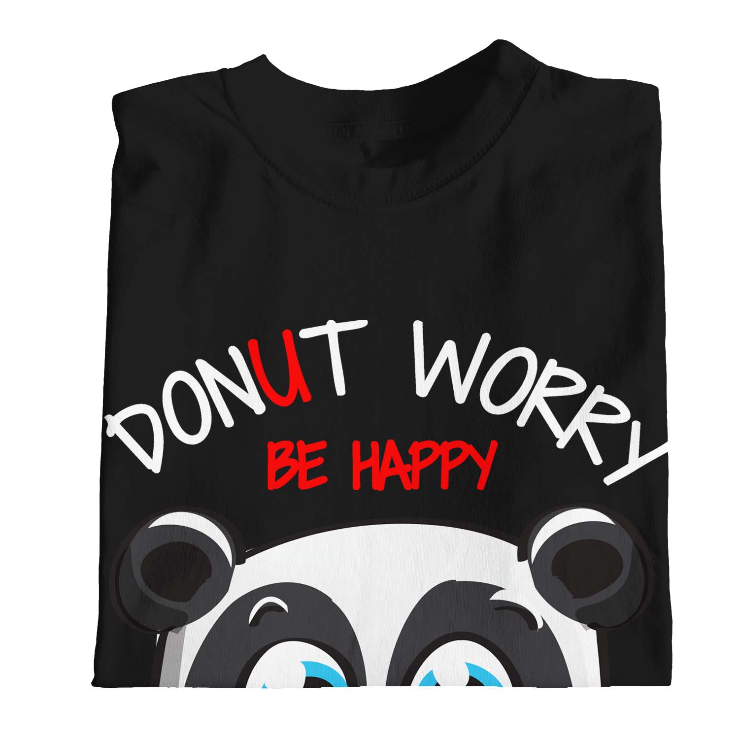 1 T-Shirt Kinder Jungen Donut Worry Be Happy Panda - Bild 9 von 25