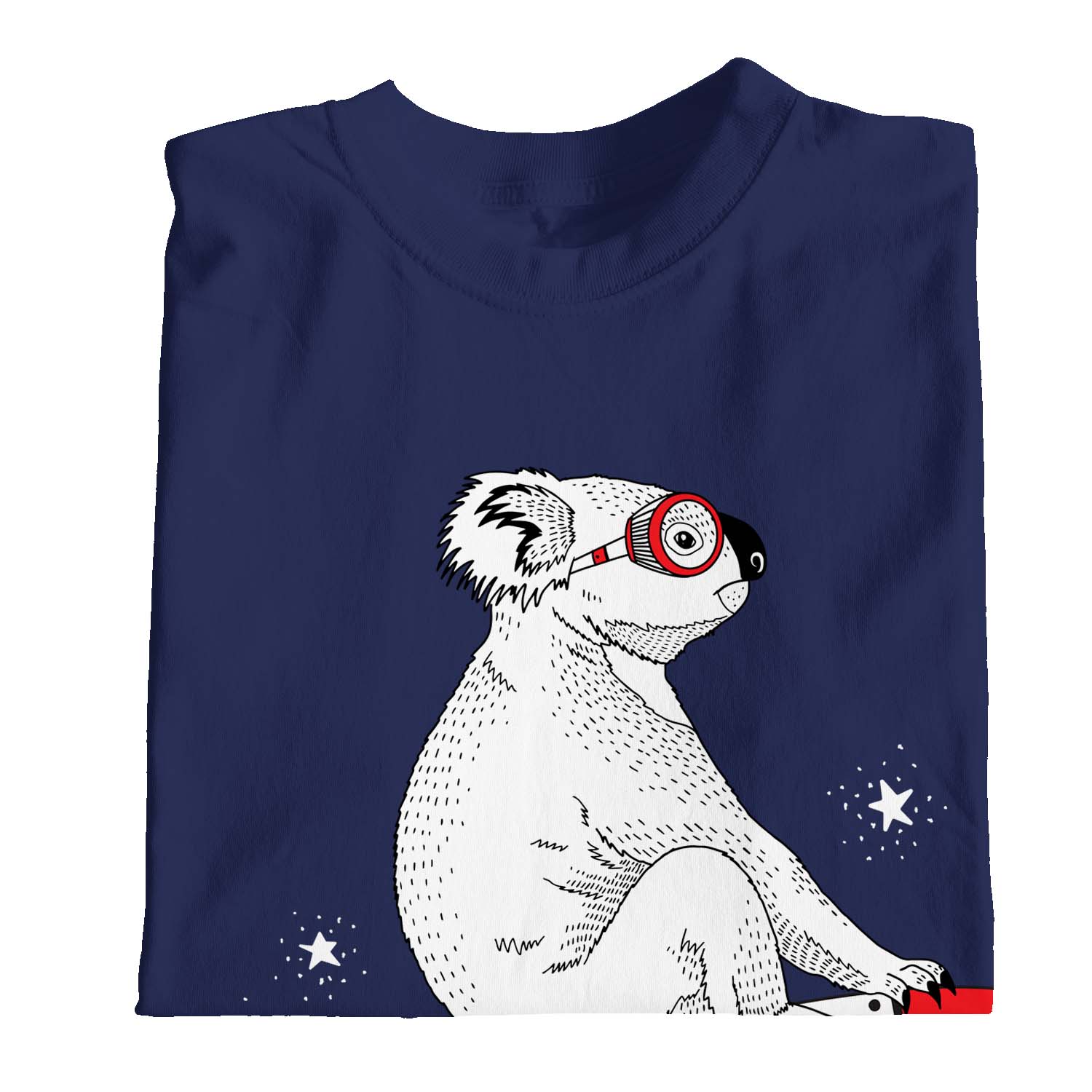 1 camiseta para niños niños koala en barco cohete, a la luna y de regreso camiseta - Imagen 19 de 25