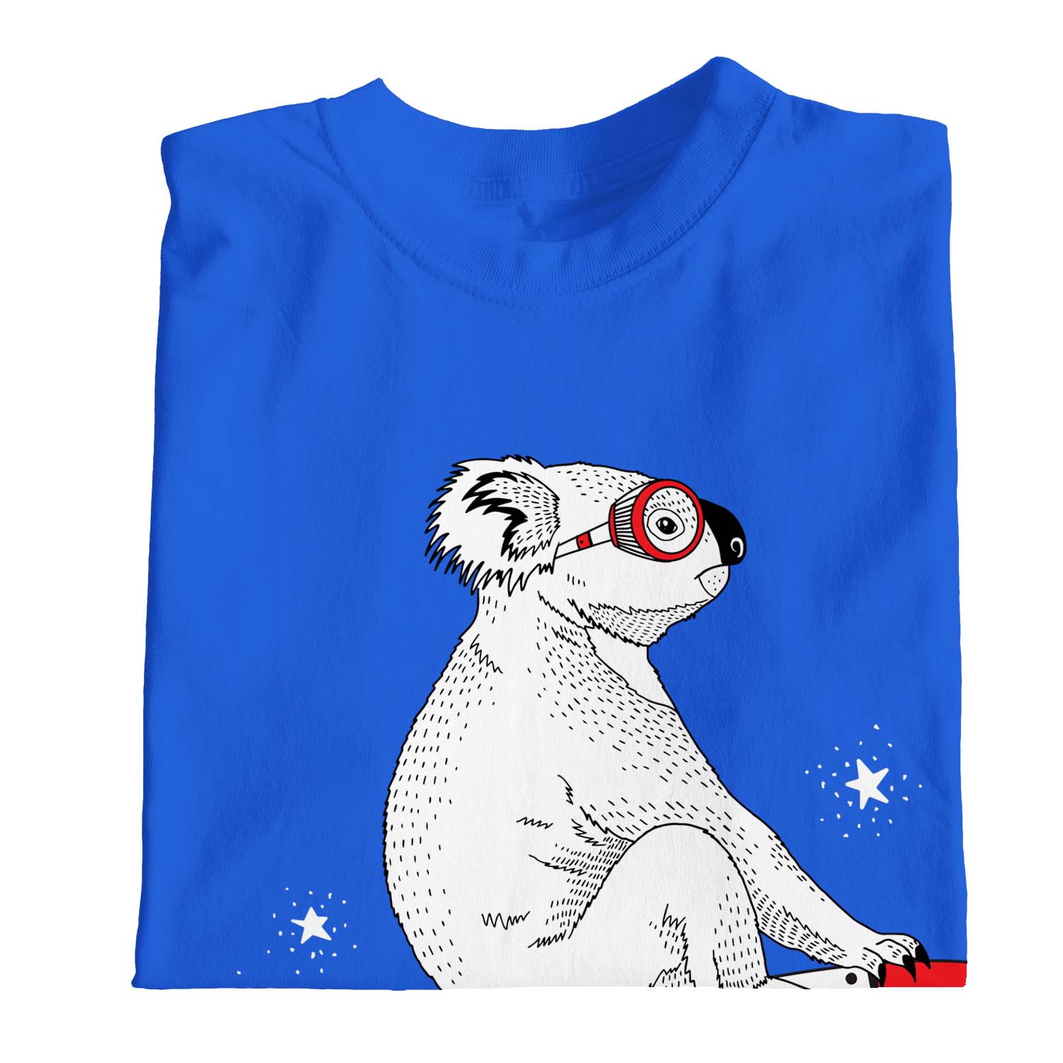 1 camiseta para niños niños koala en barco cohete, a la luna y de regreso camiseta - Imagen 24 de 25