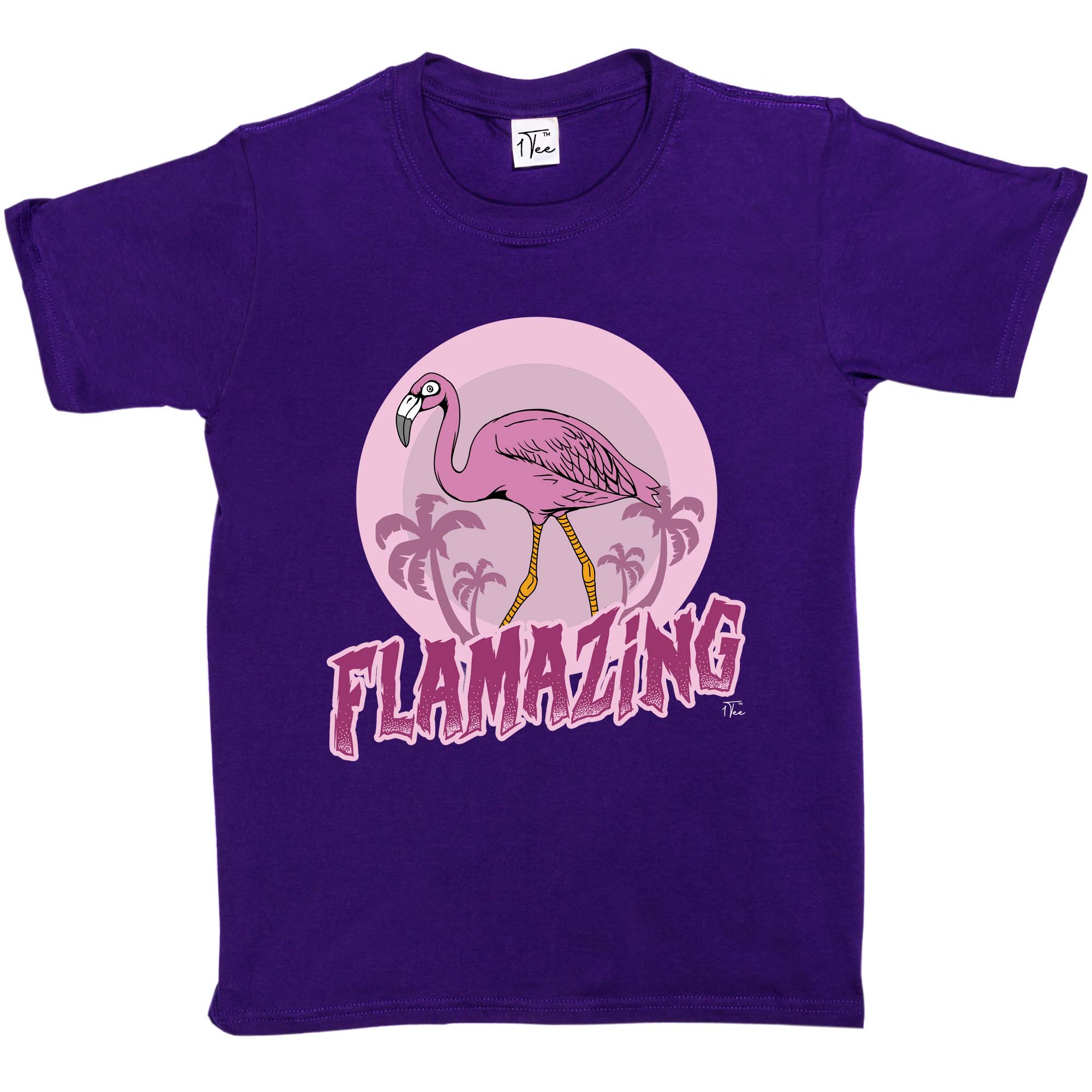 1Tee Kinder Mädchen Flamazing Flamingo T-Shirt - Bild 16 von 25