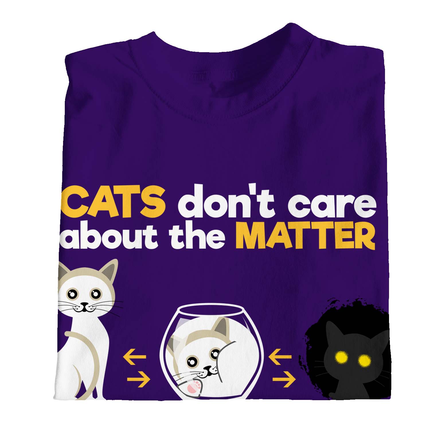 1 T-Shirt Kinder Mädchen Katzen kümmern sich nicht um die Sache Wissenschaft - Bild 19 von 25