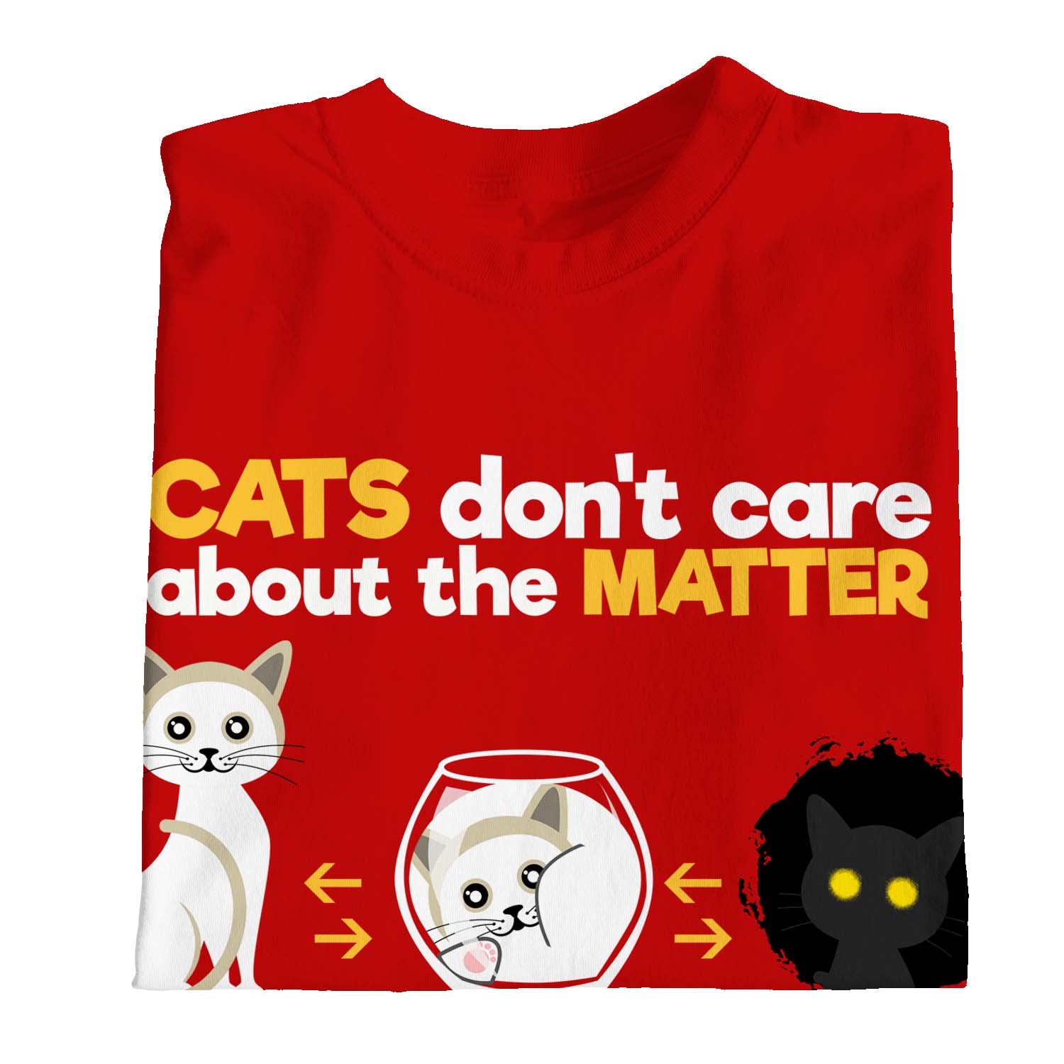 1 T-Shirt Kinder Mädchen Katzen kümmern sich nicht um die Sache Wissenschaft - Bild 24 von 25