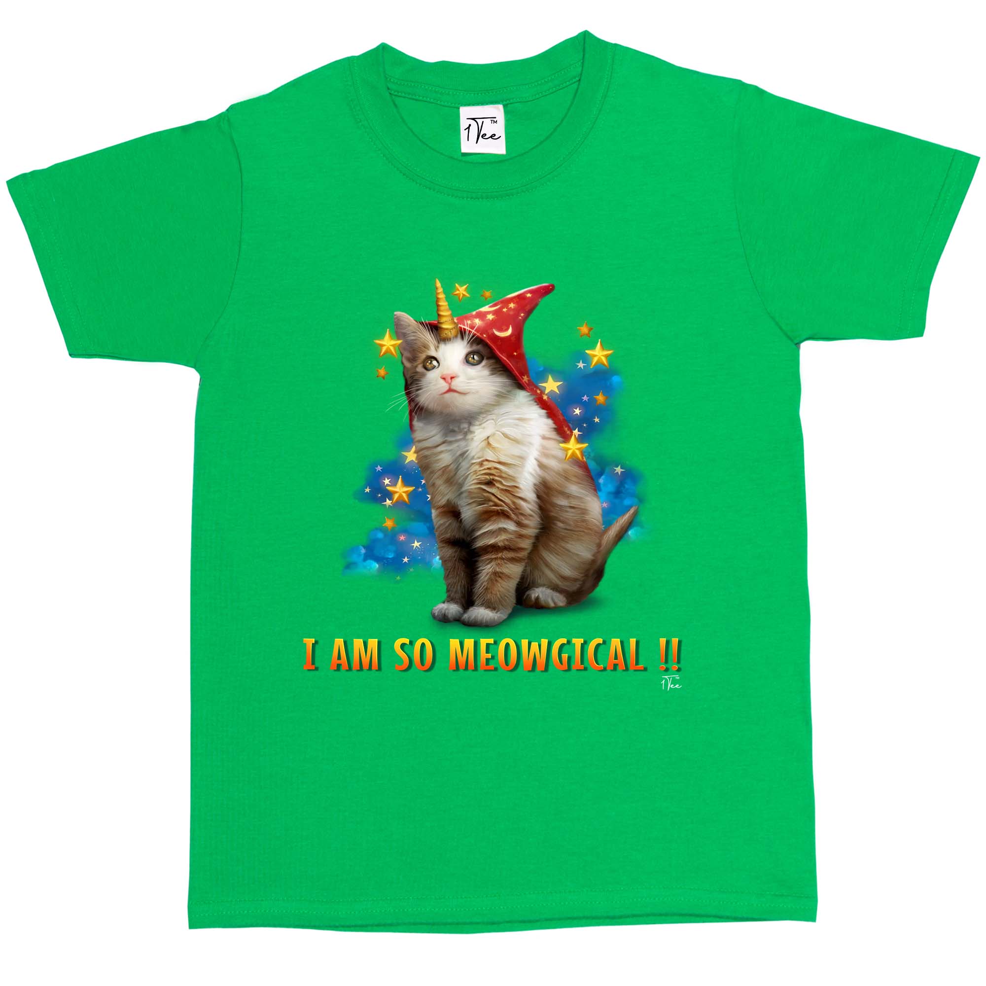 1Tee Kids Boys Caticorn Meowgical Unicorn Cat TShirt eBay