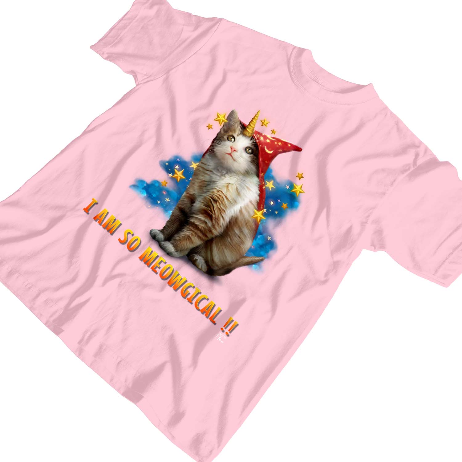 1Tee Girls Call Me Unicorn Cat Sweatshirt Jumper