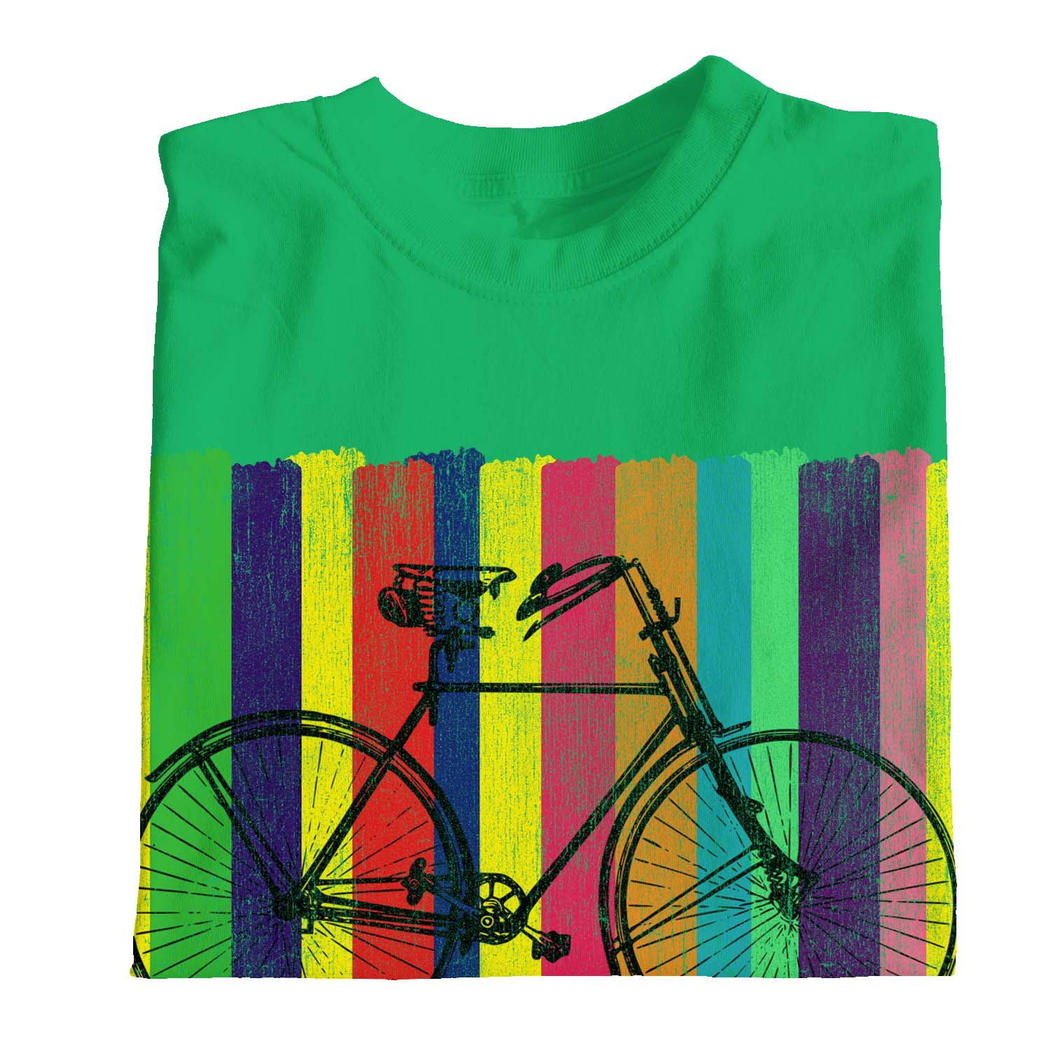 1 camiseta colorida bicicleta retro para niños niñas - Imagen 19 de 30