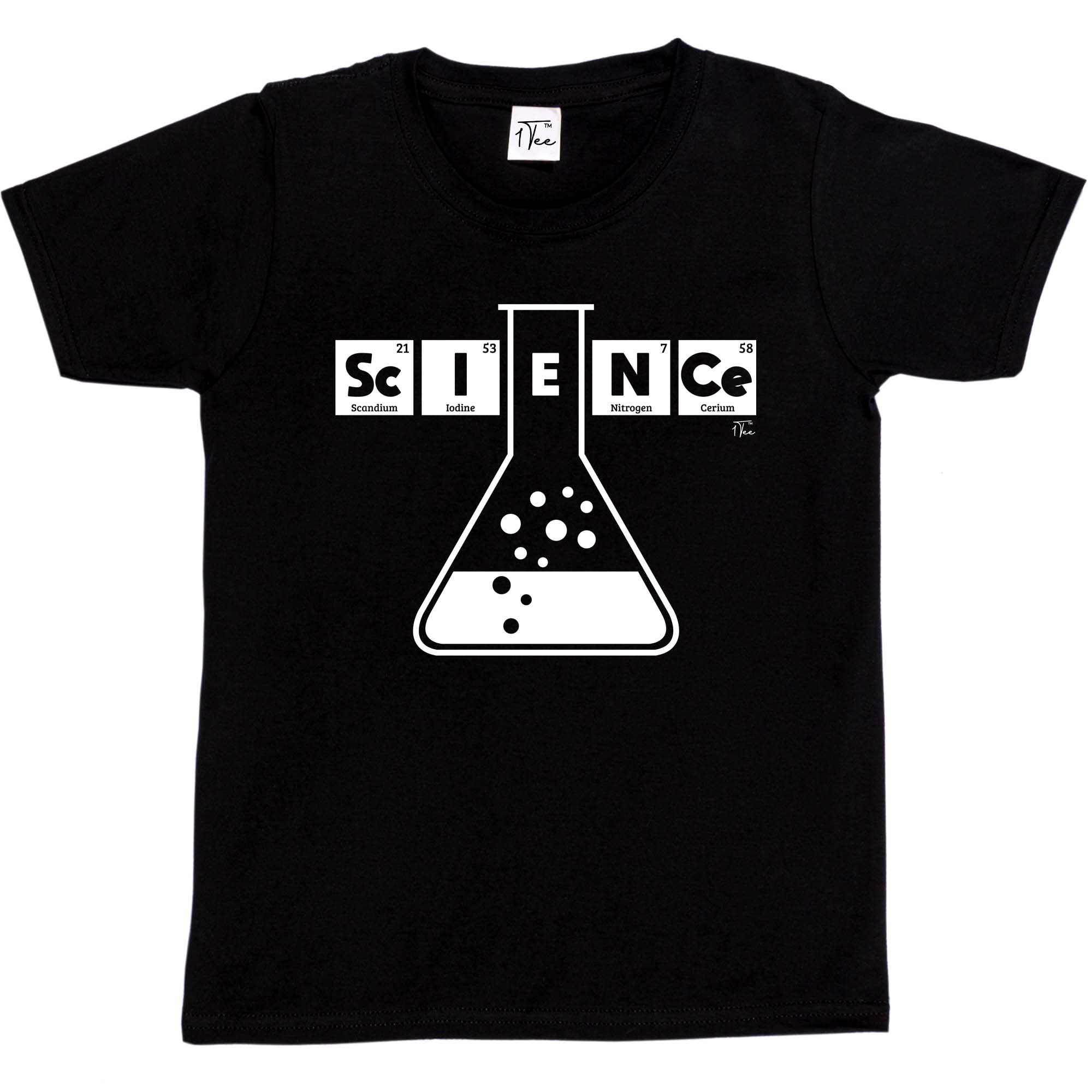 Camiseta de tabla periódica frasco de ciencia para niños 1Tee - Imagen 6 de 30