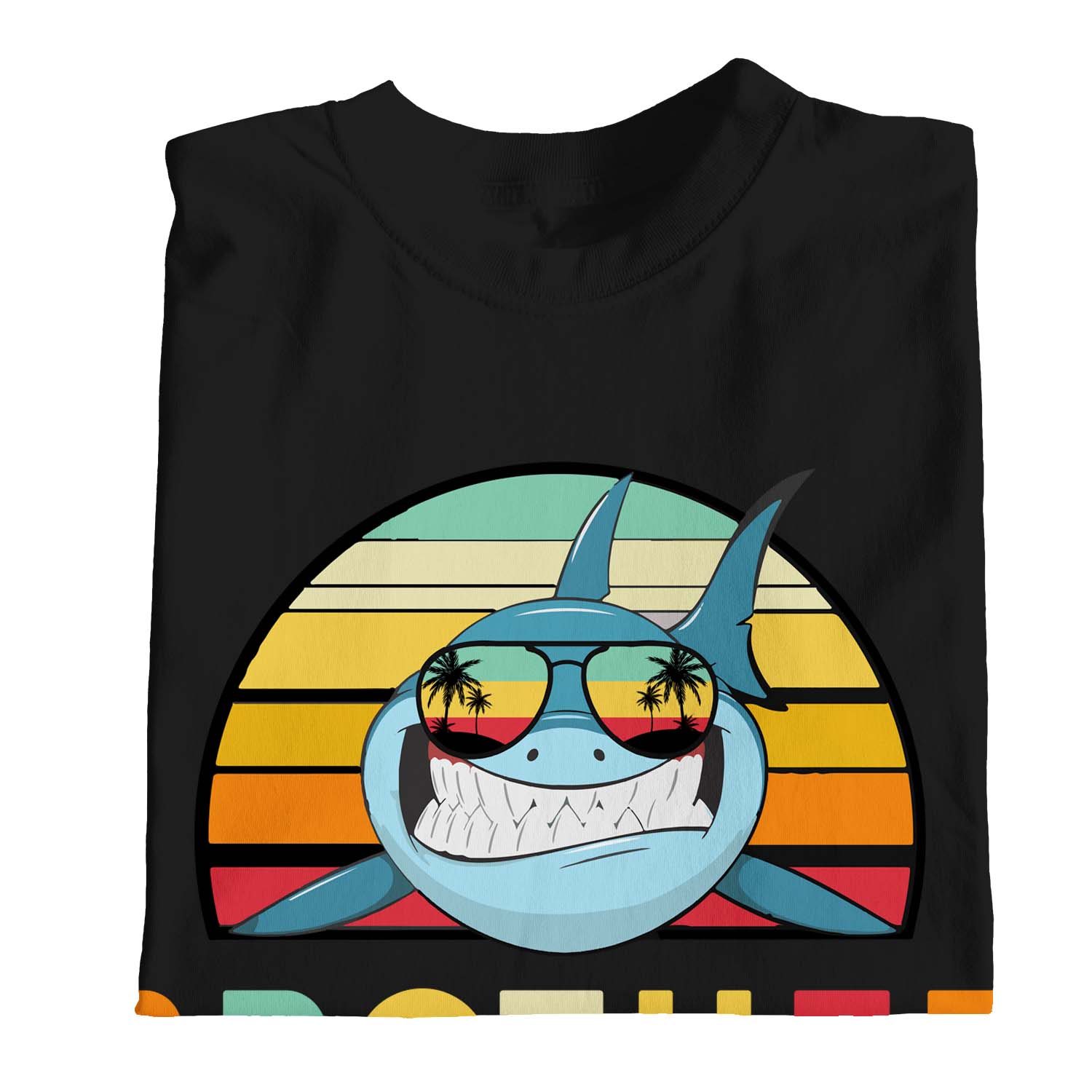 1Tee Kids Boys Brother Shark T-Shirt - Picture 9 of 15