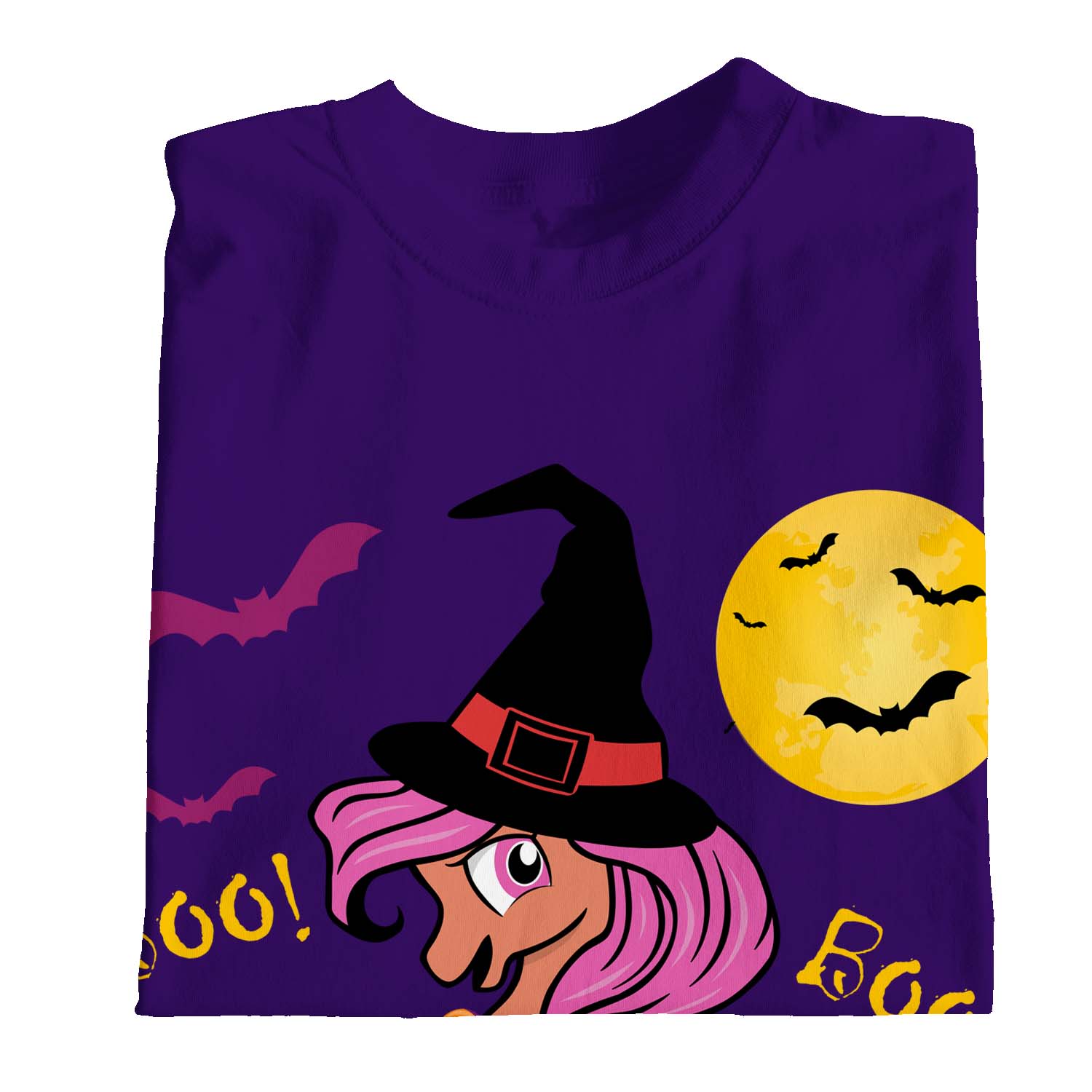 1Tee Kids Girls Trick or Treating Unicorn Witch T-Shirt