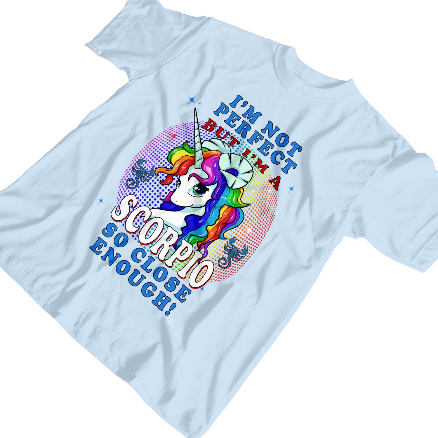 But I/'m Scorpio 1Tee Kids Girls I/'m Not Perfect Unicorn Zodiac T-Shirt
