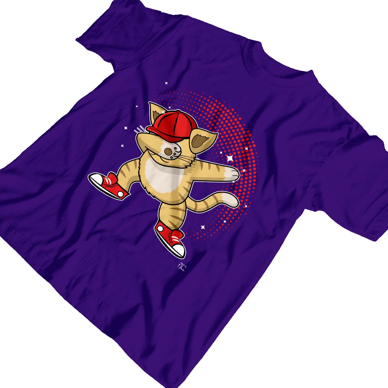 1Tee Kinder Mädchen T-Shirt Dabbing Cool Cat - Bild 17 von 30