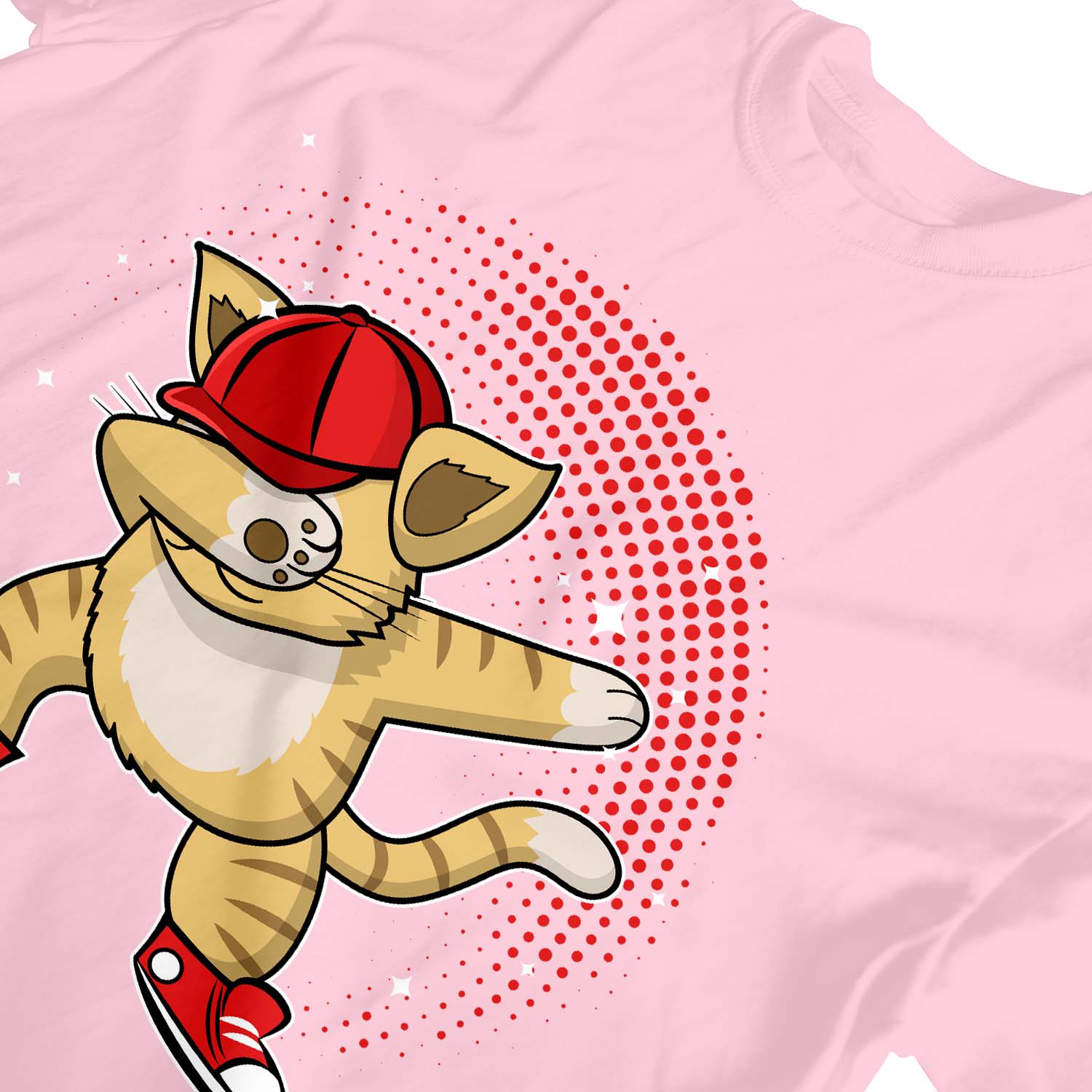 1Tee Kinder Mädchen T-Shirt Dabbing Cool Cat - Bild 8 von 30