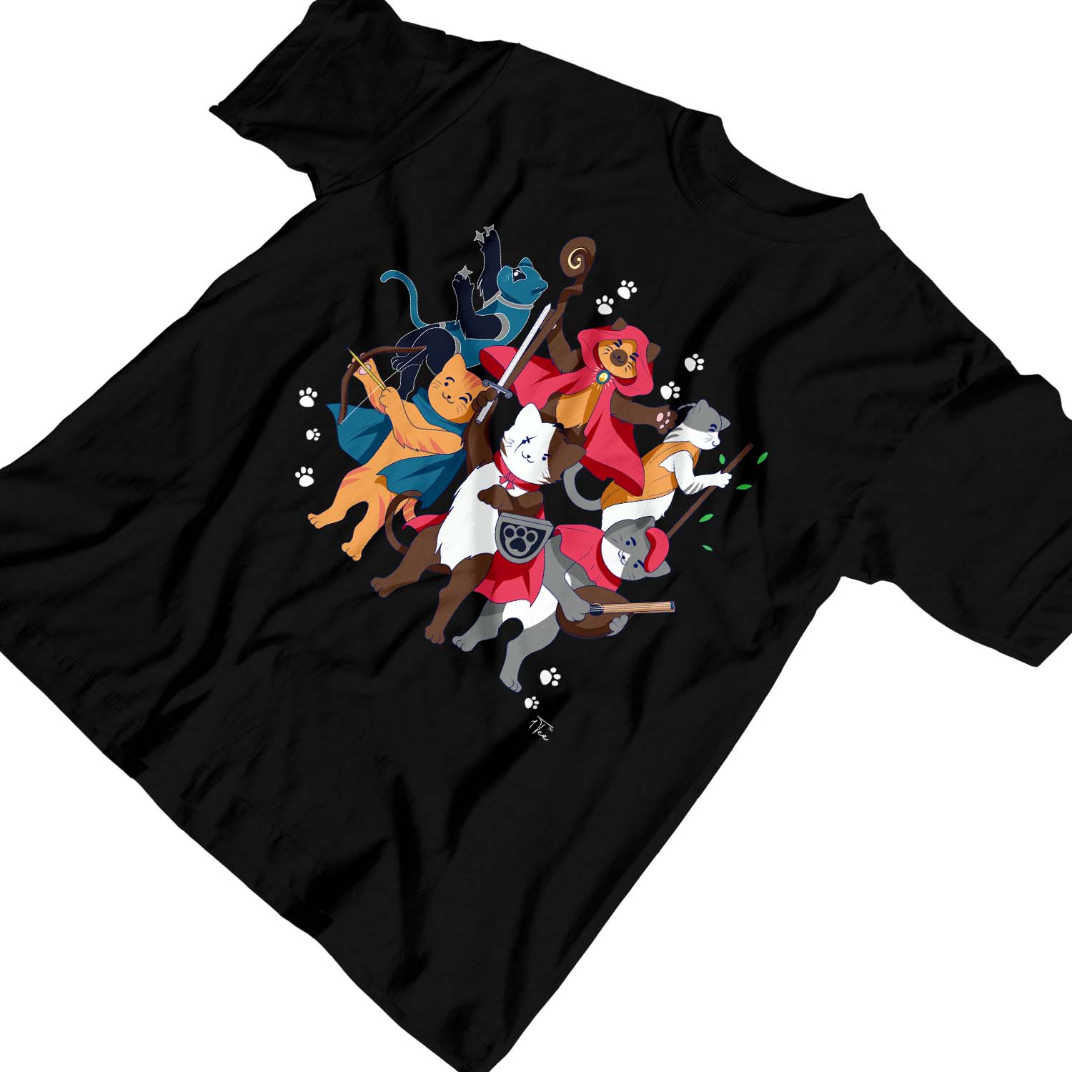 1Tee Kinder Jungen Dungeons & Cats T-Shirt - Bild 7 von 30